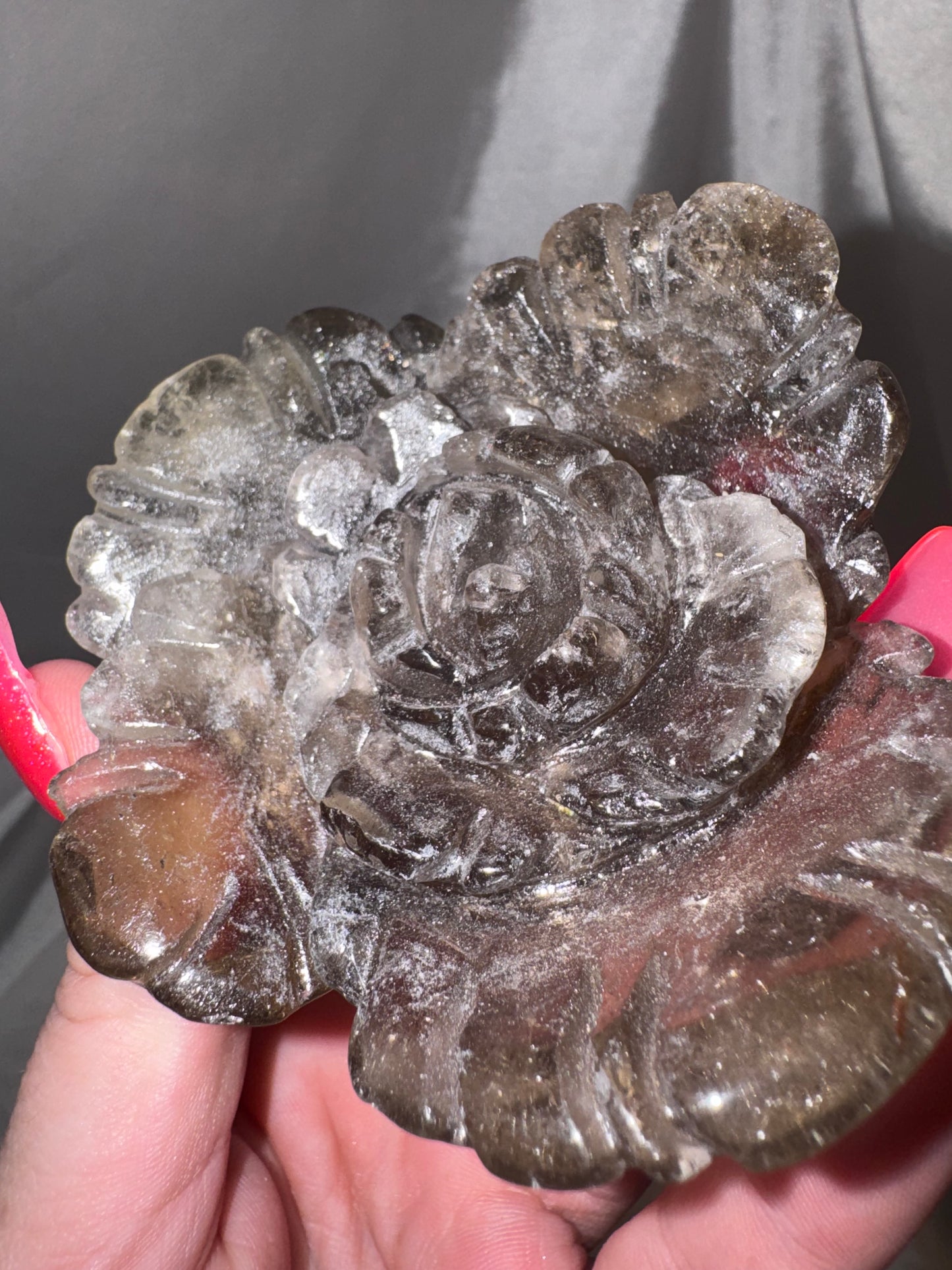 Smoky Citrine Large Flower