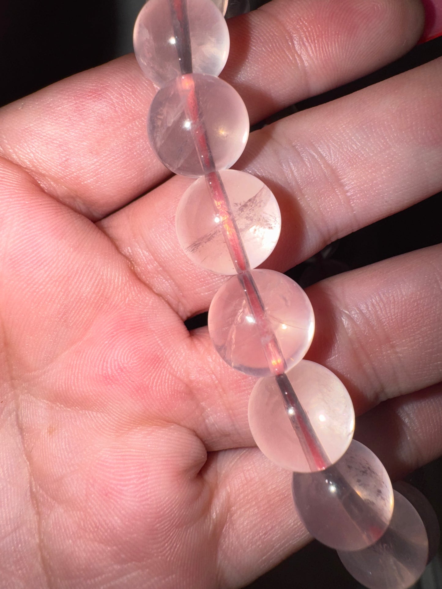 Rose Quartz AAA 12mm Bracelet (last one!)