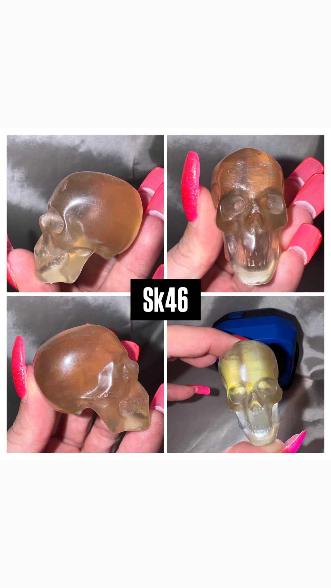 Fluorite AA Skull