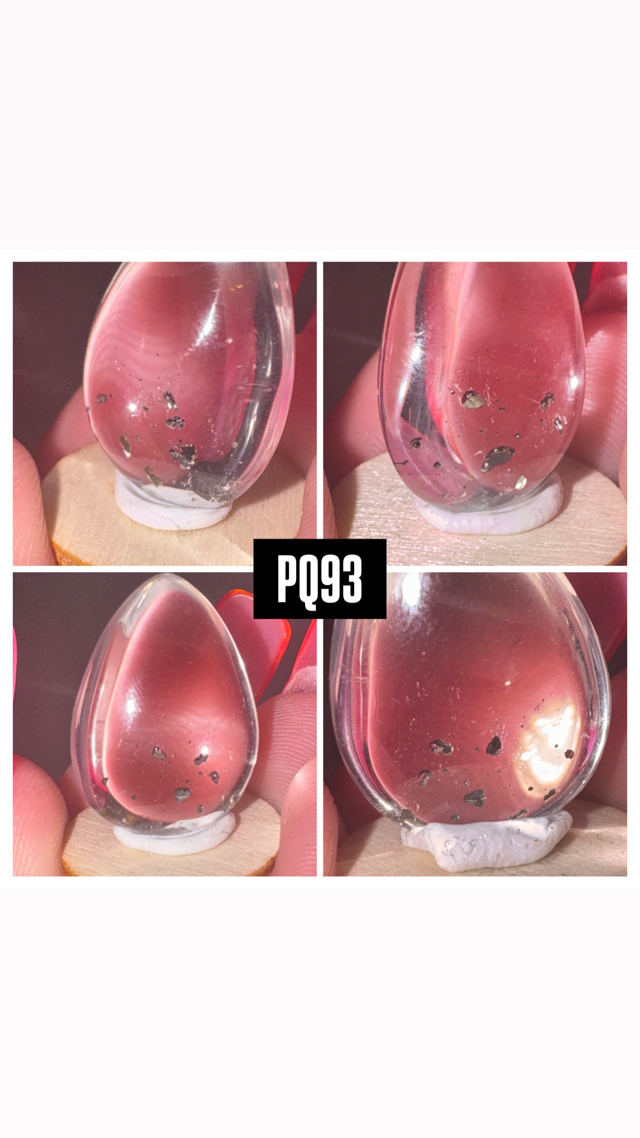 Pyrite include Quartz Rare