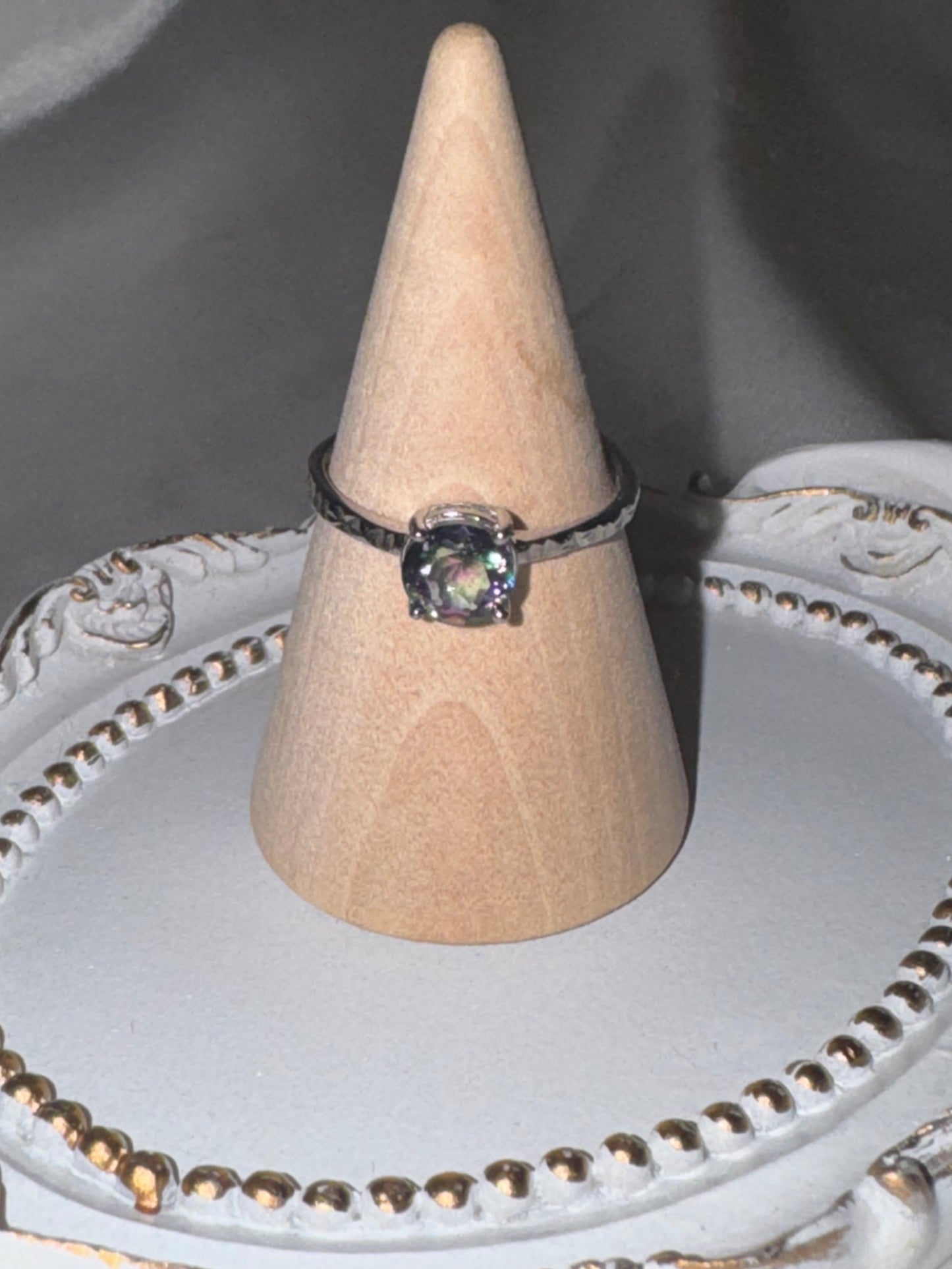 Mystic Topaz Adjustable Ring (last one!)