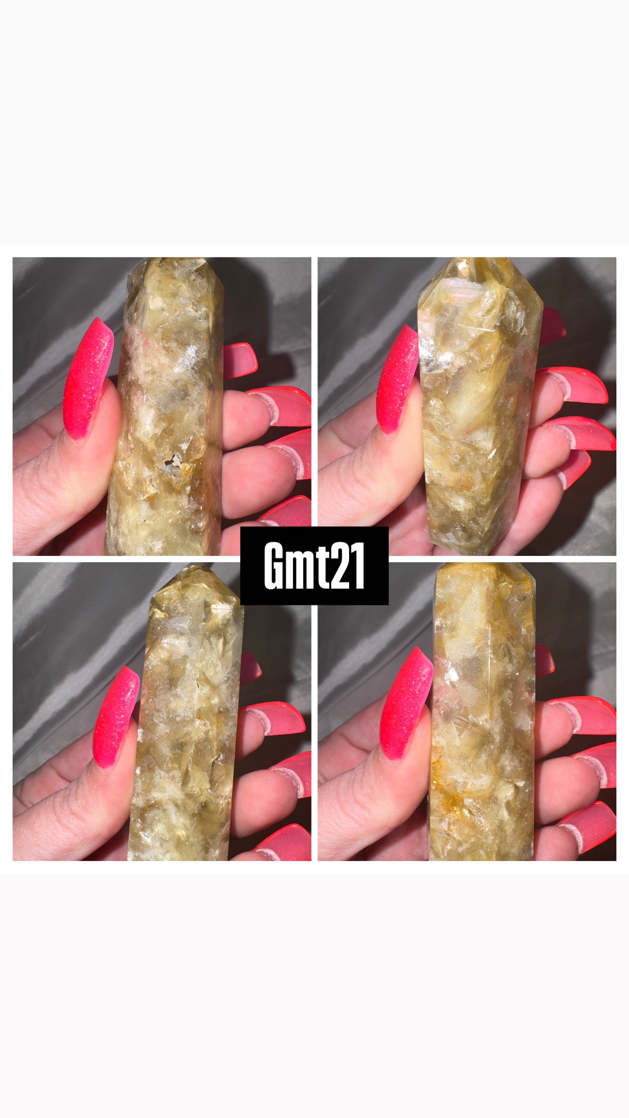 Golden Mica Muscovite Tower