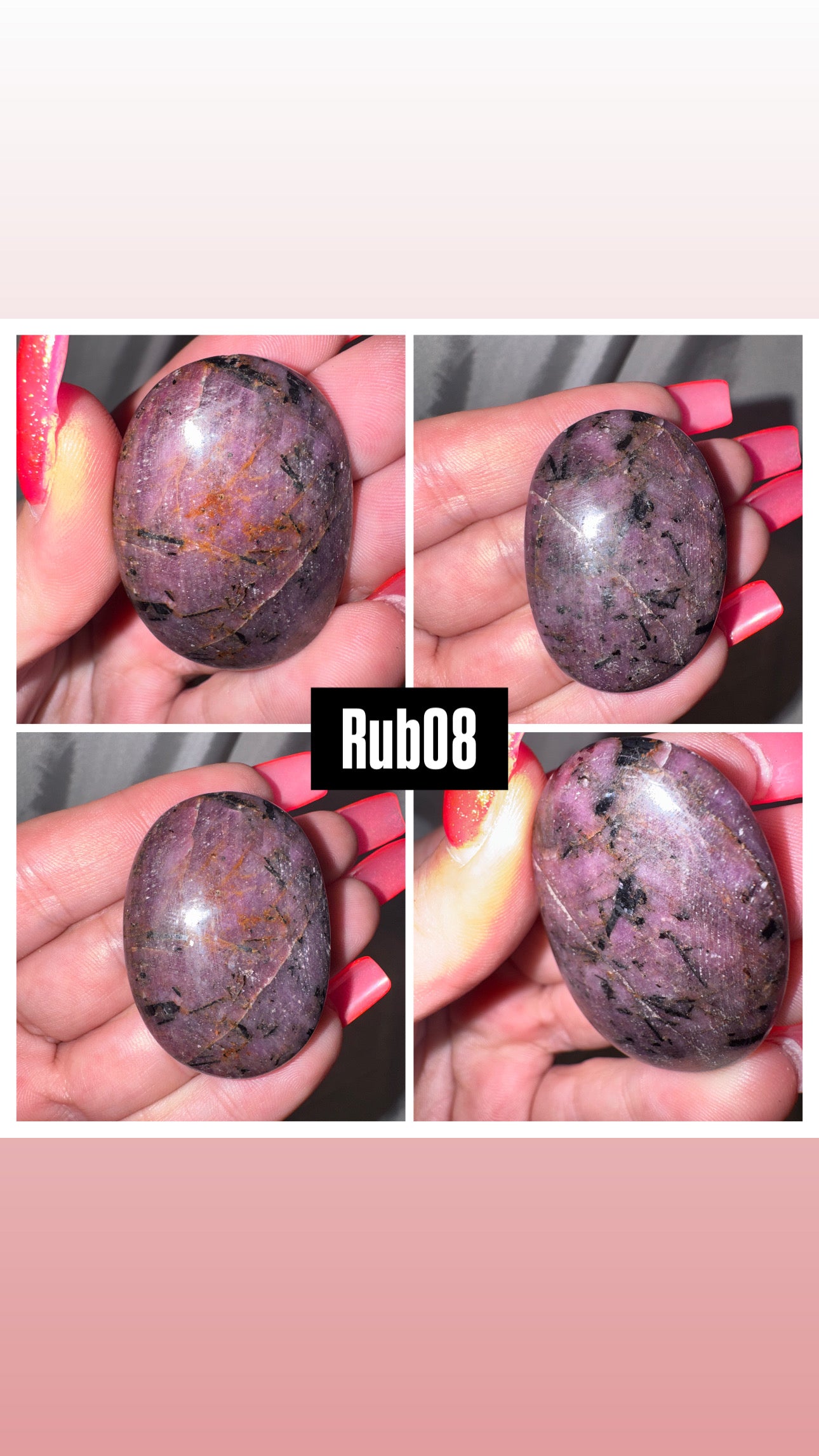 Ruby AAA Palmstone