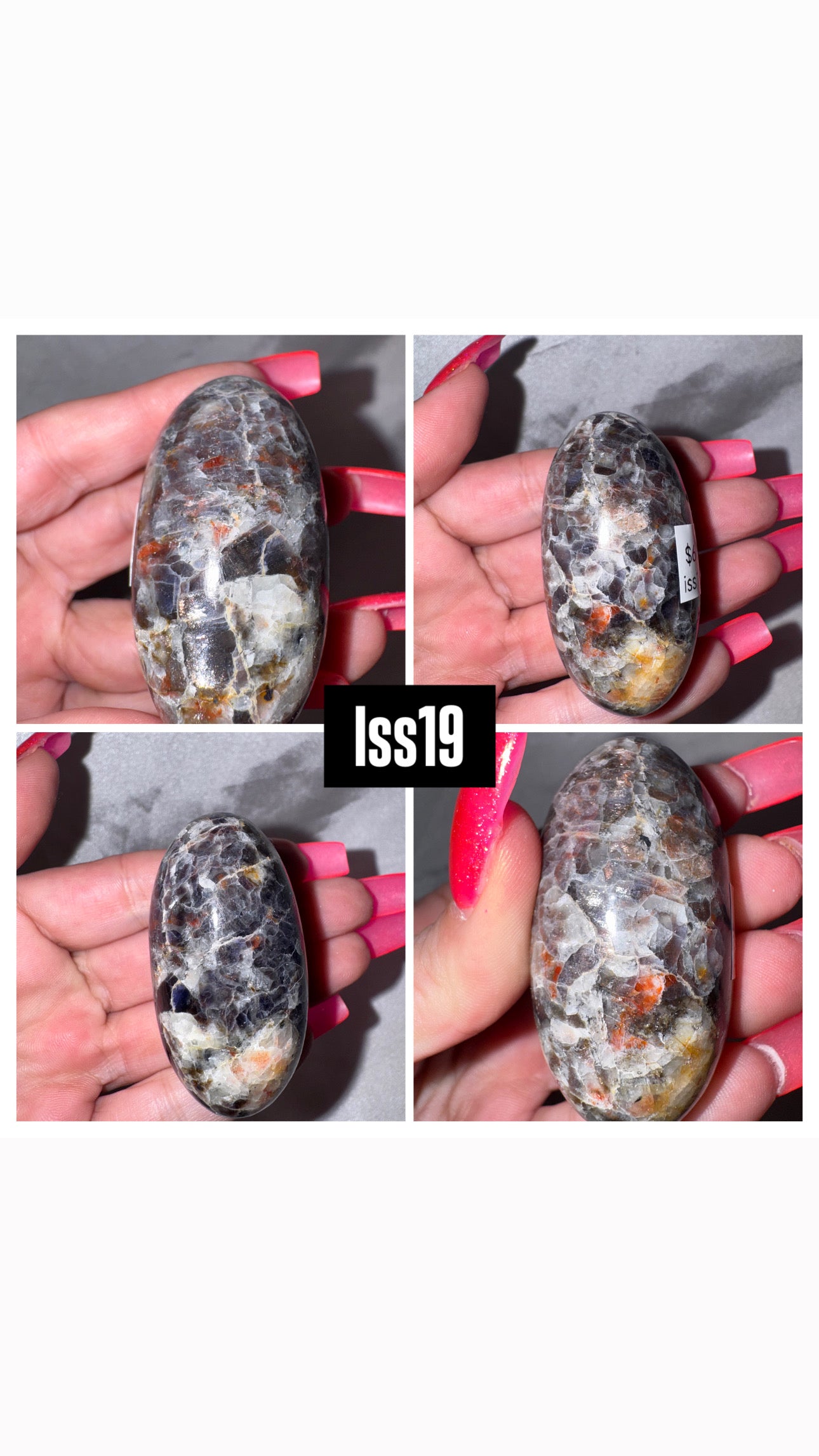 Iolite Sunstone Shiva