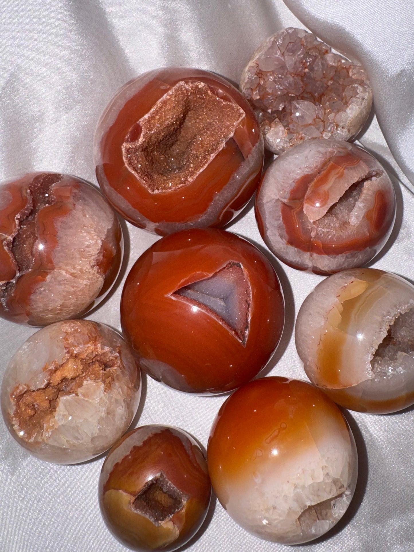 Druzy Carnelian Sphere
