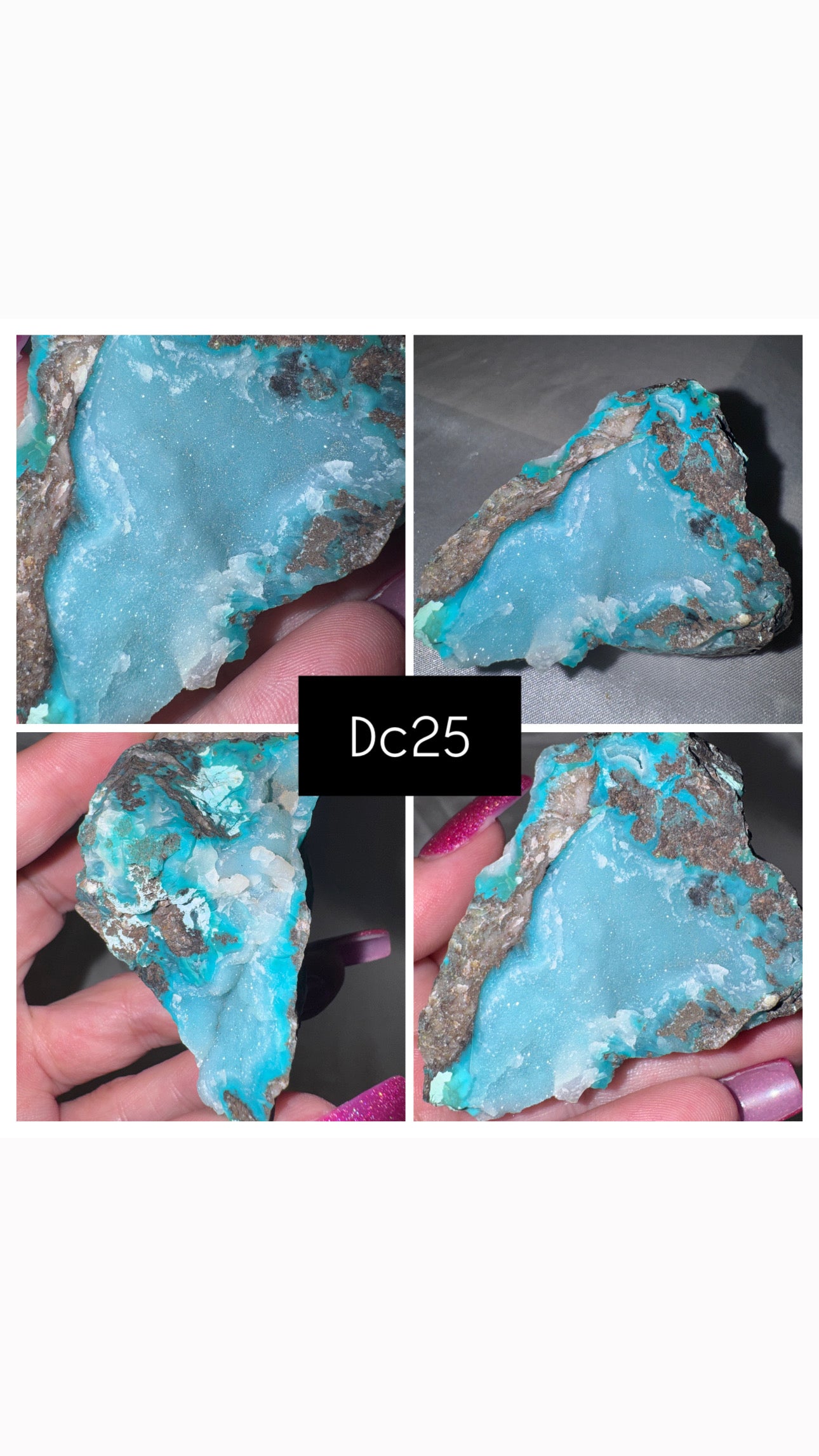 Blue Chrysocolla Specimen