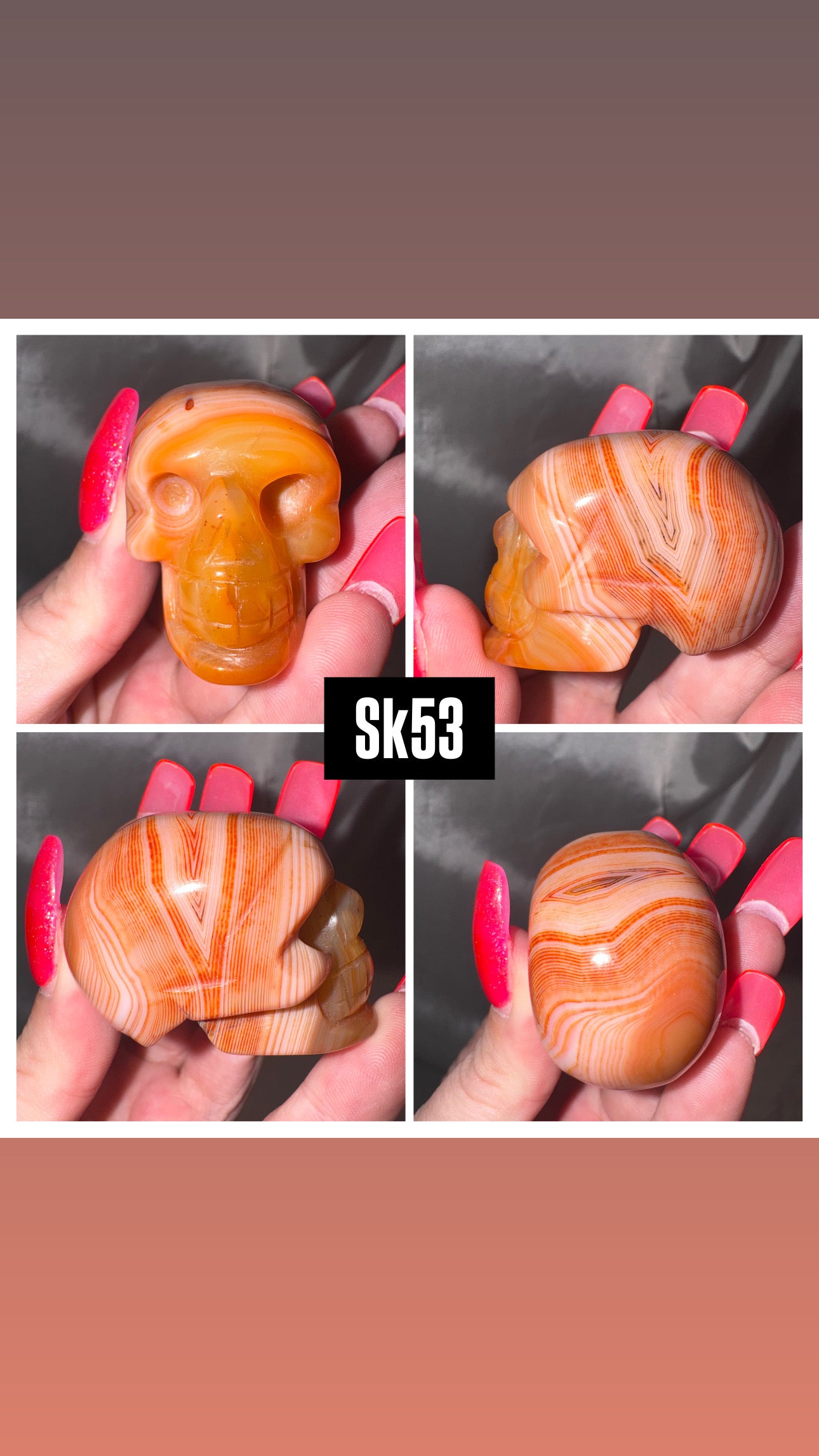 Sardonyx Skull