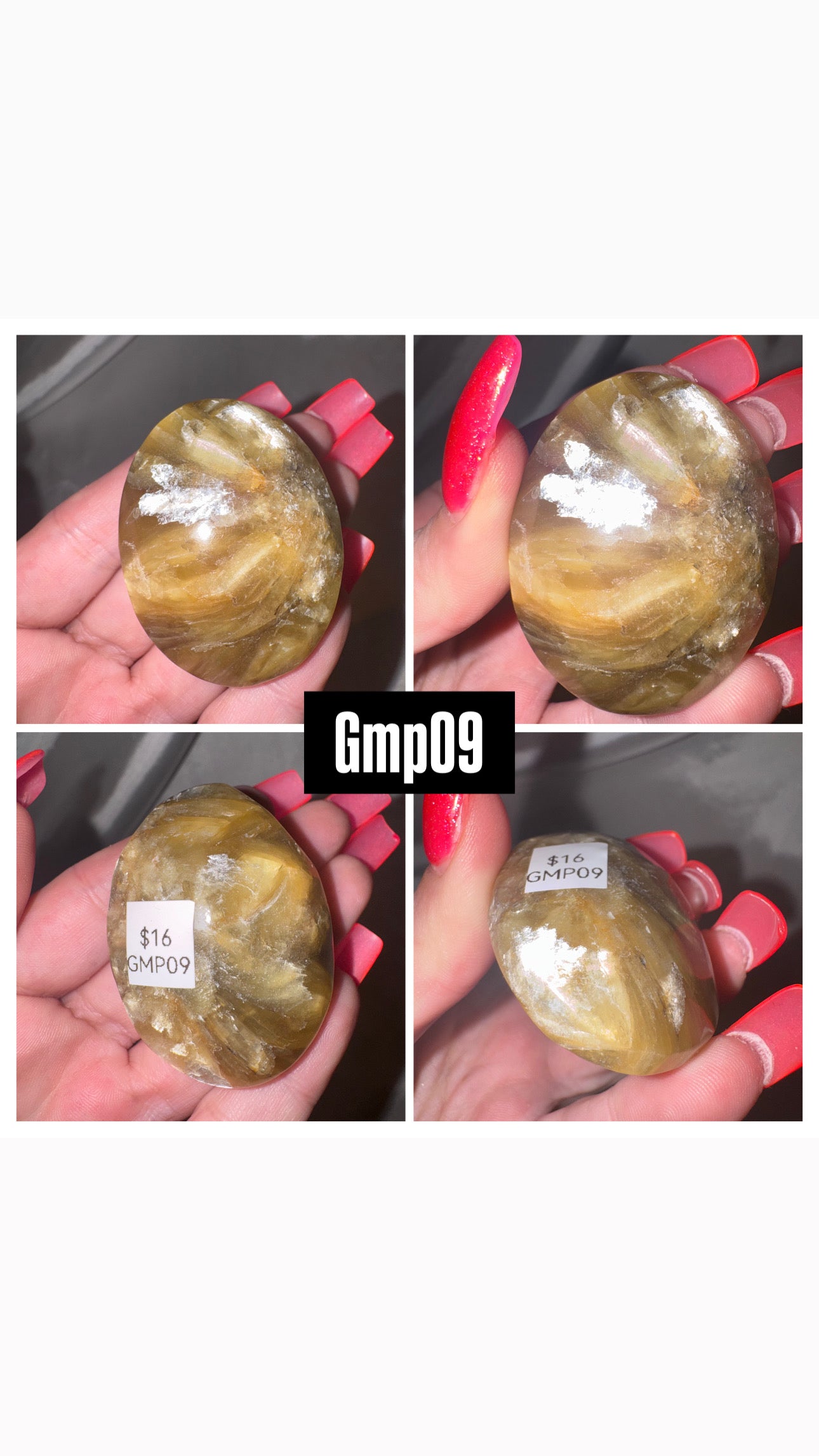 Golden Mica Muscovite Palmstone