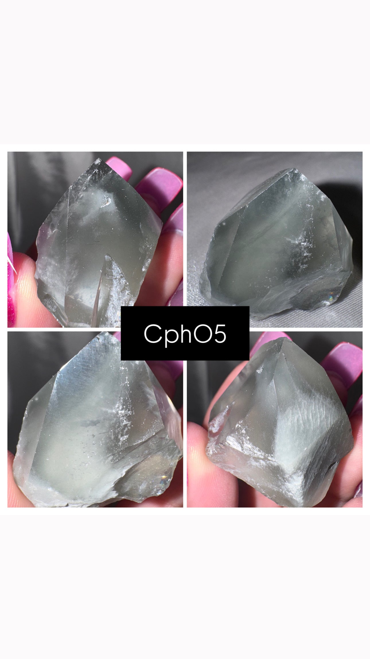 Chlorite Phantom Quartz AAA Raw Tower