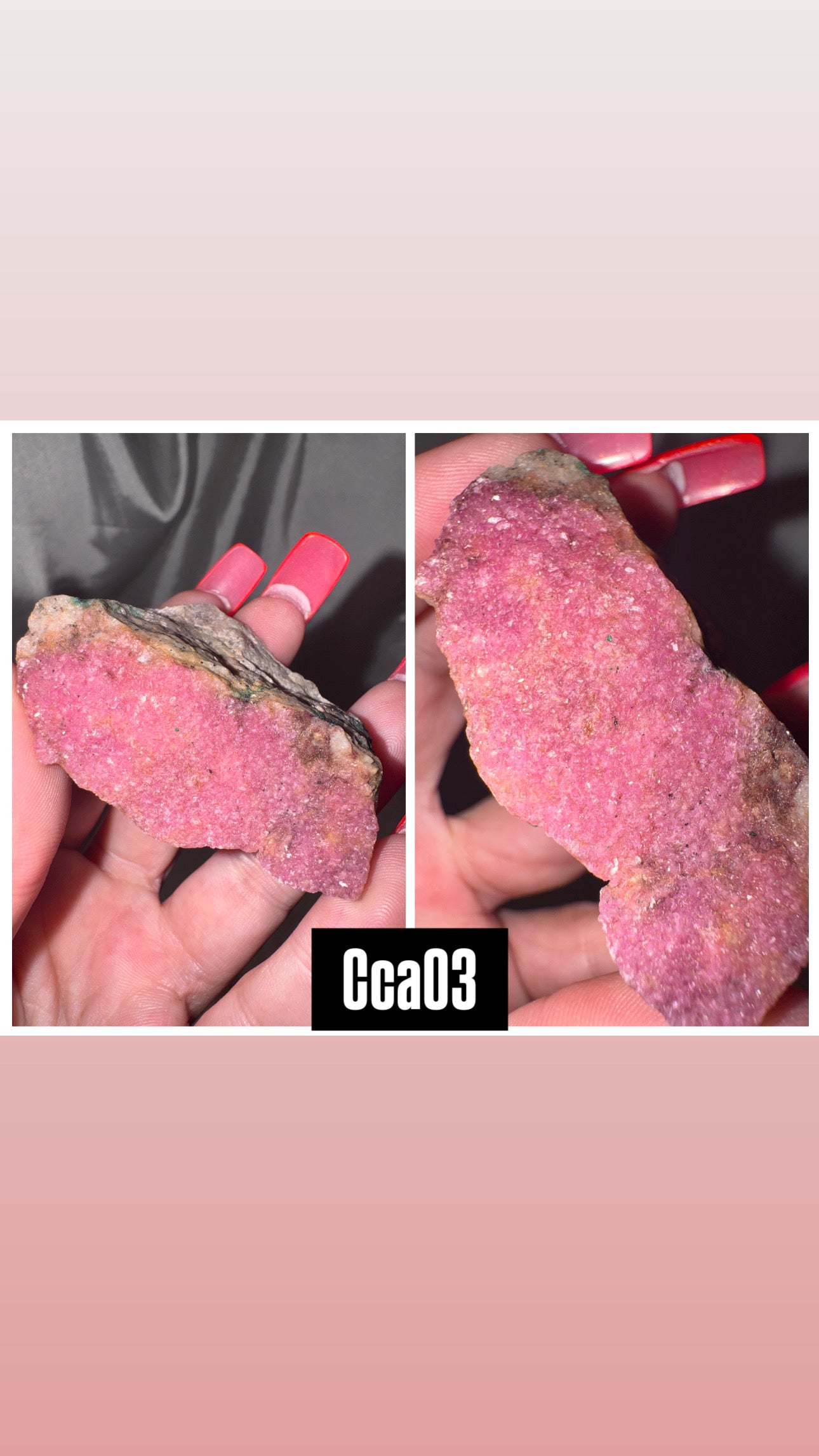 Cobaltoan Calcite AAA Specimen