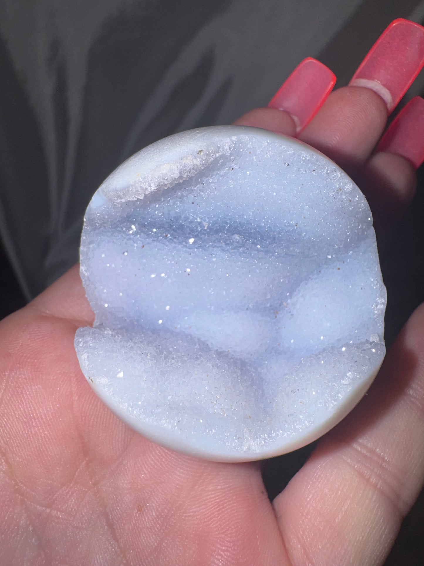 Druzy Blue Lace Agate Sphere