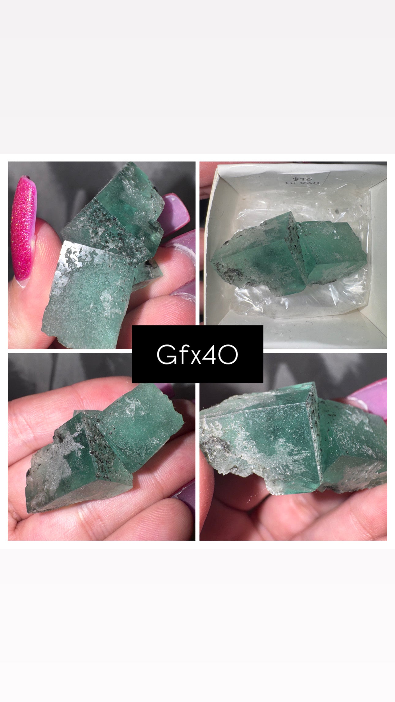 Green Cubic Fluorite Specimen