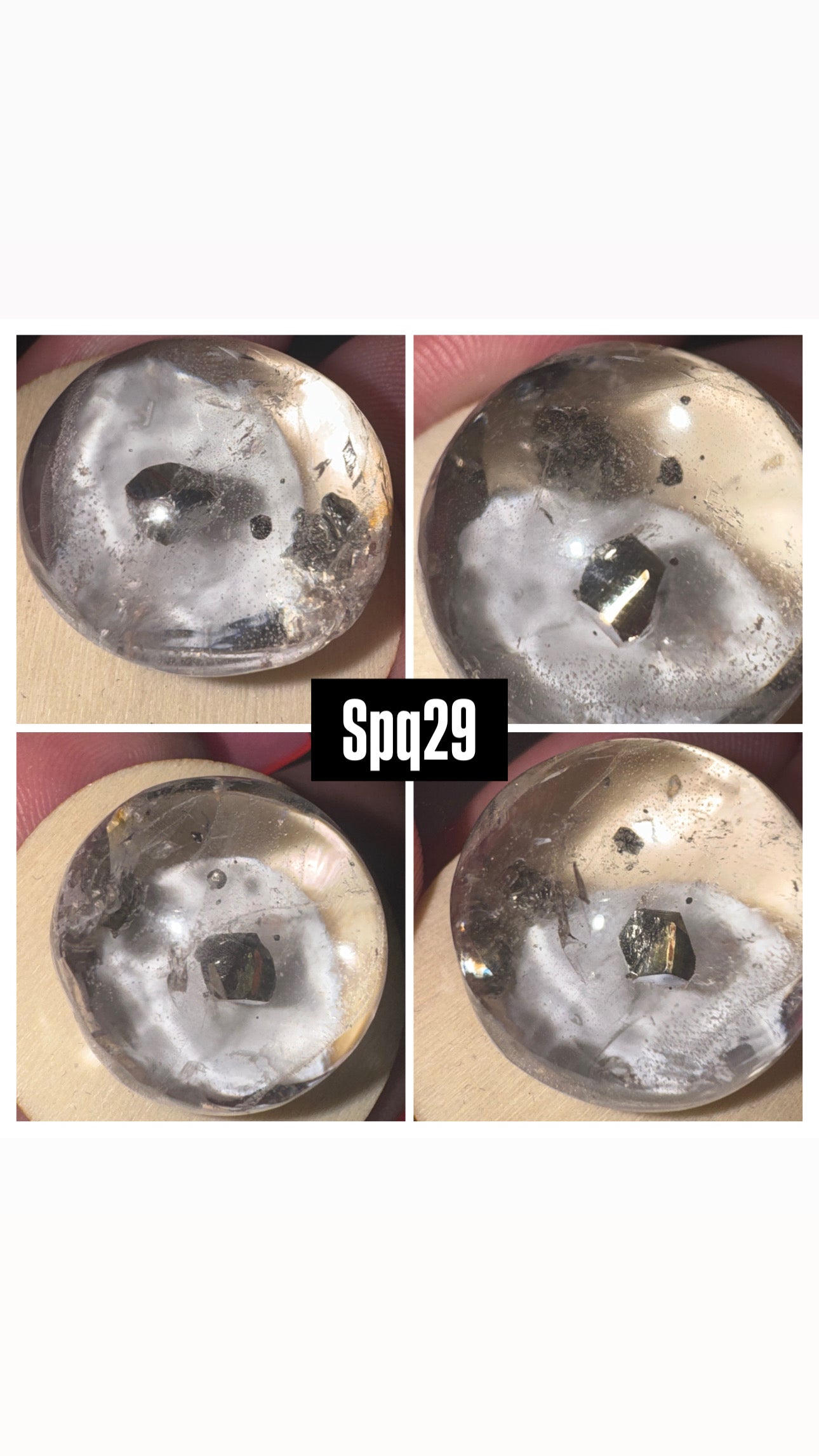 Pyrite Included Quartz-Super Rare