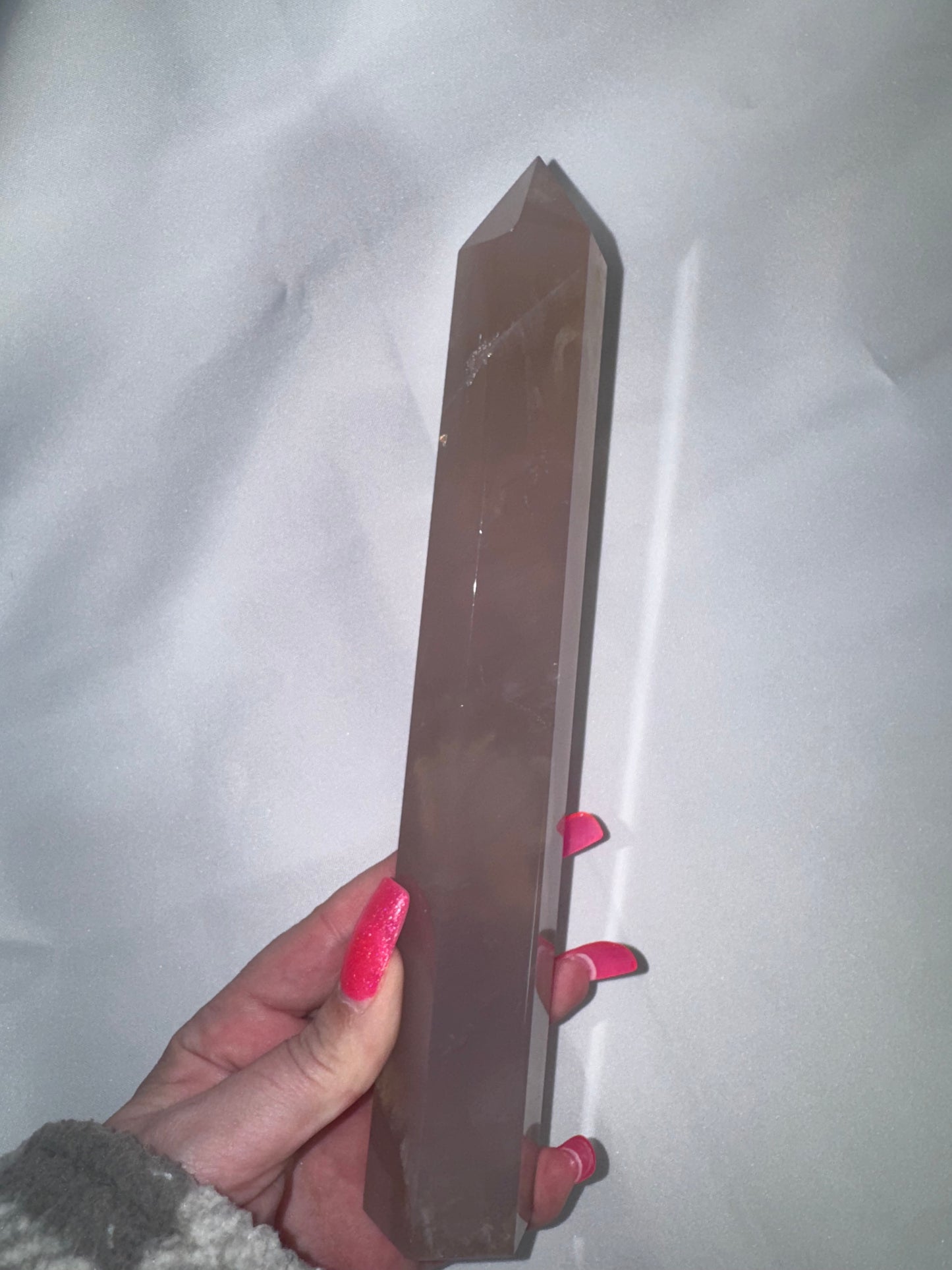 Lavender Rose Quartz AAA XL Tower
