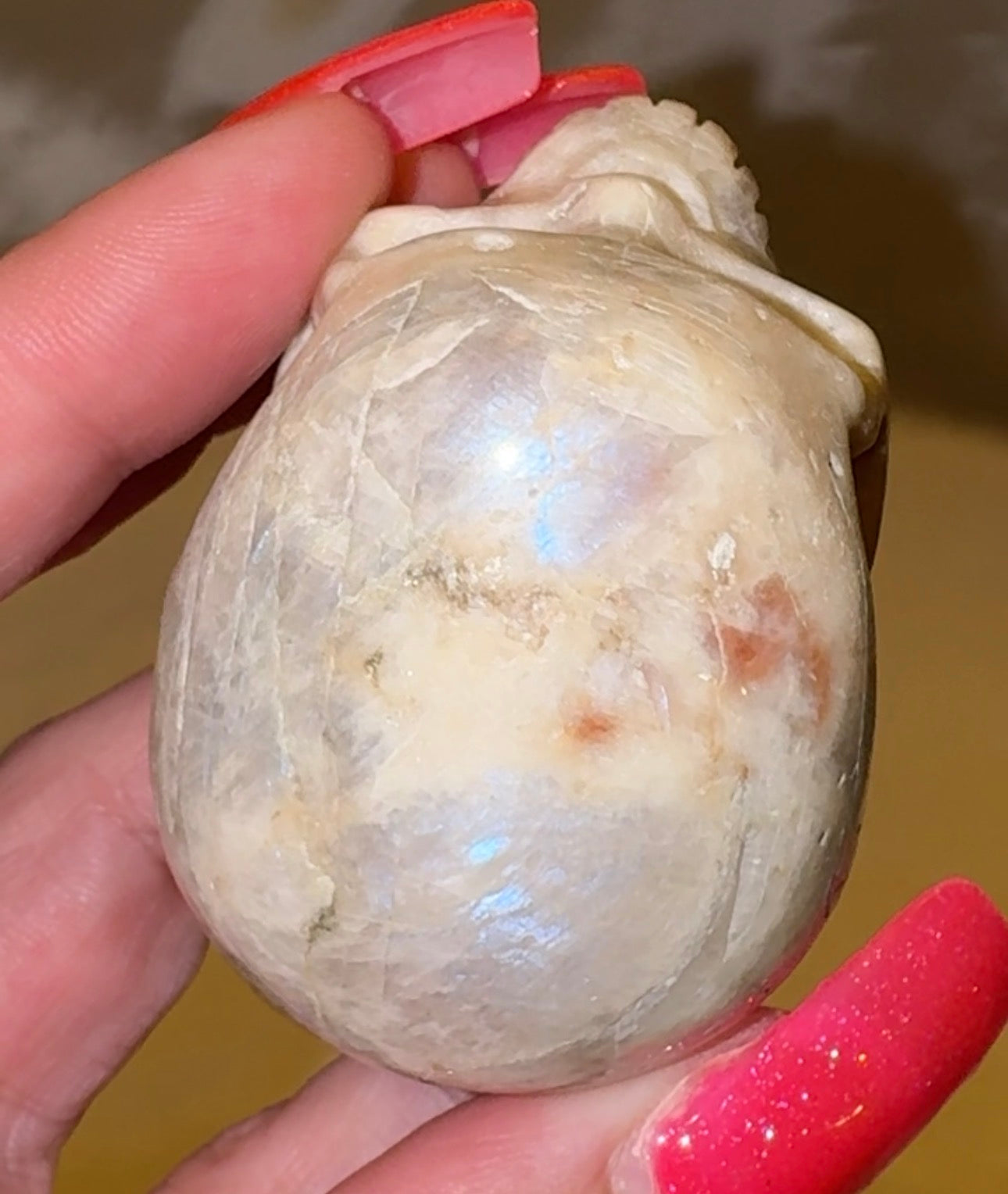 Sunstone Moonstone Skull (Last one!)