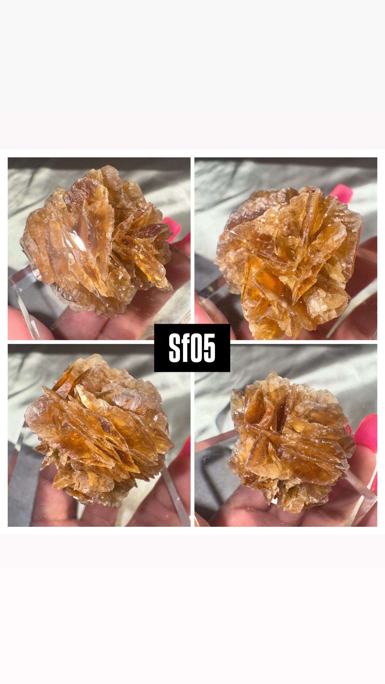 Gypsum Var Selenite Flower