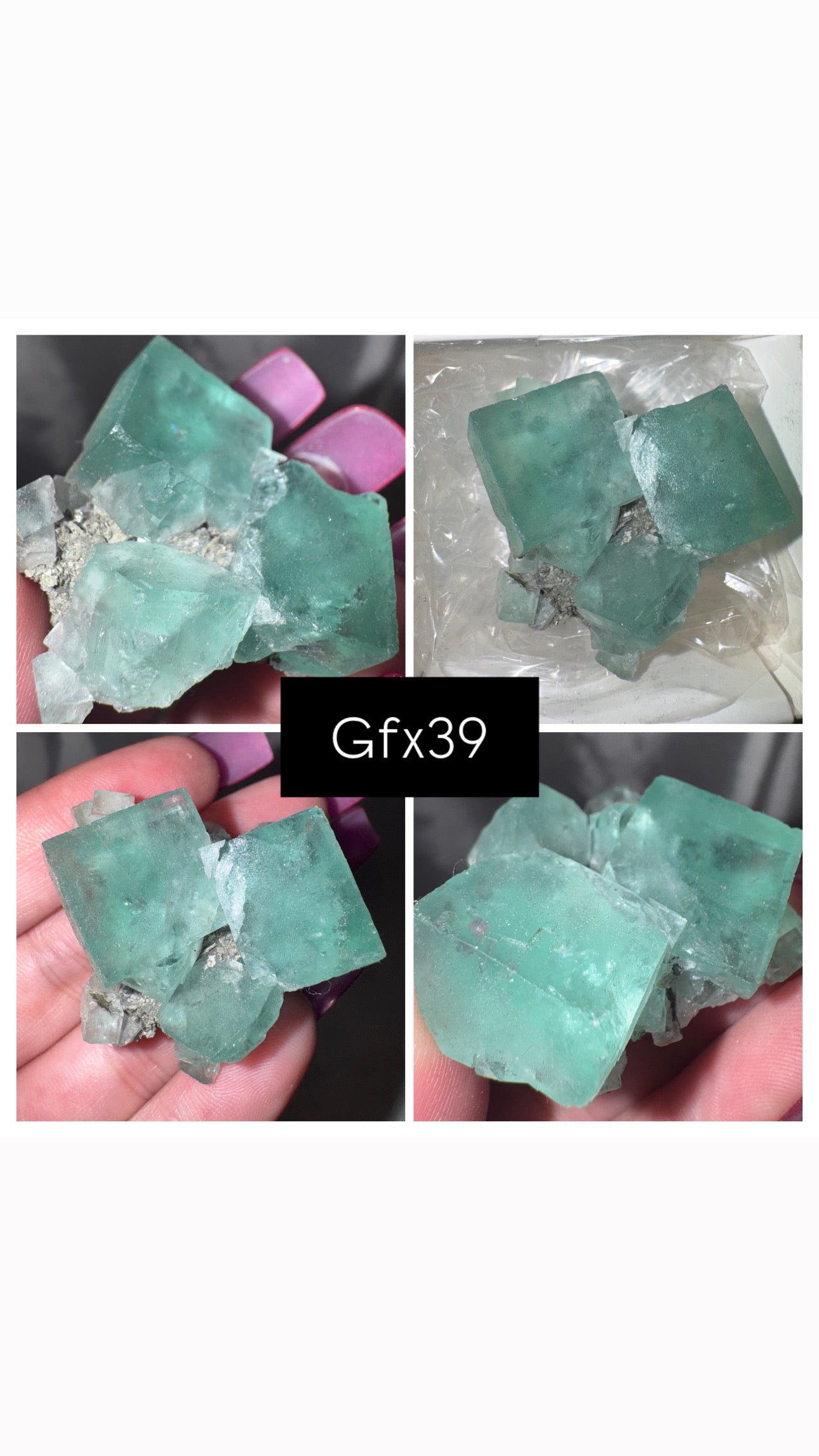 Green Cubic Fluorite Specimen