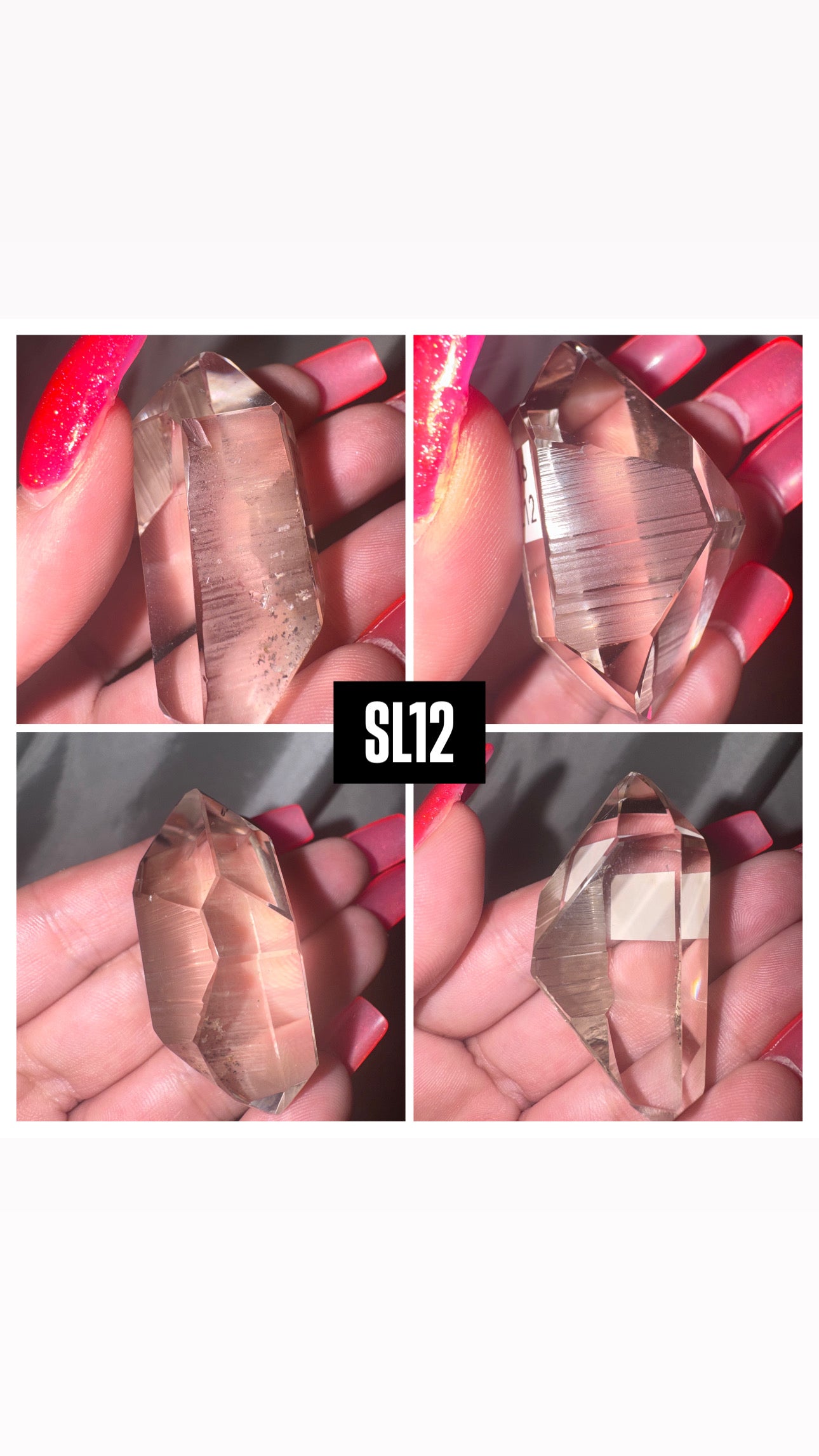 Smoky Lemurian AAA Semi Polished Point