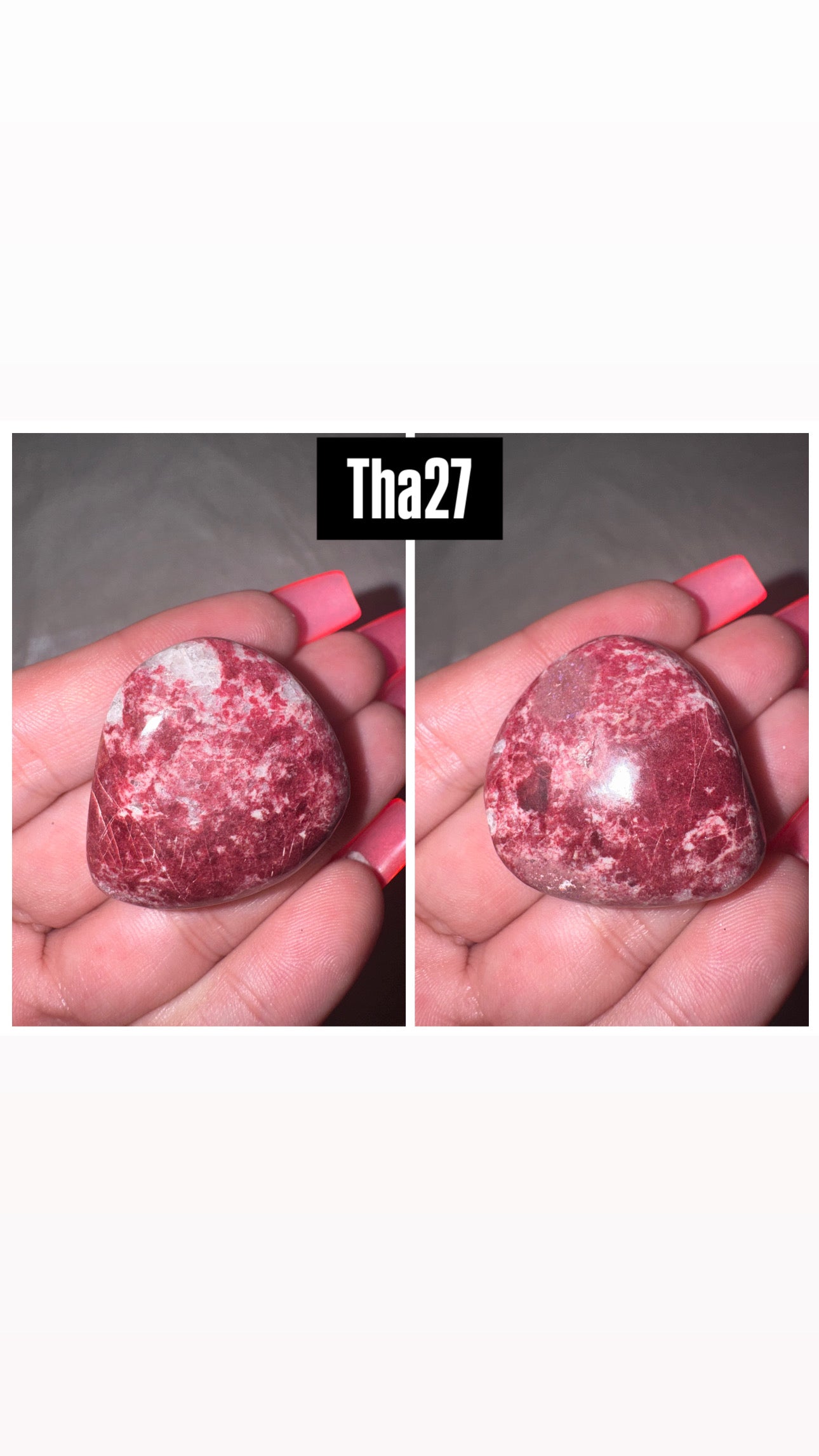 Thulite Polished Piece