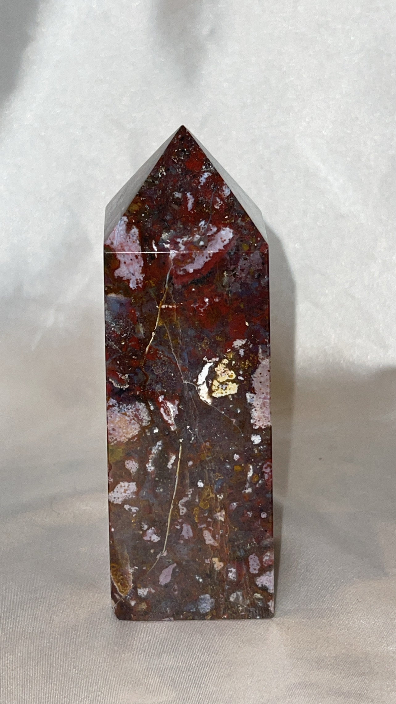 Purple Ocean Jasper Large Tower