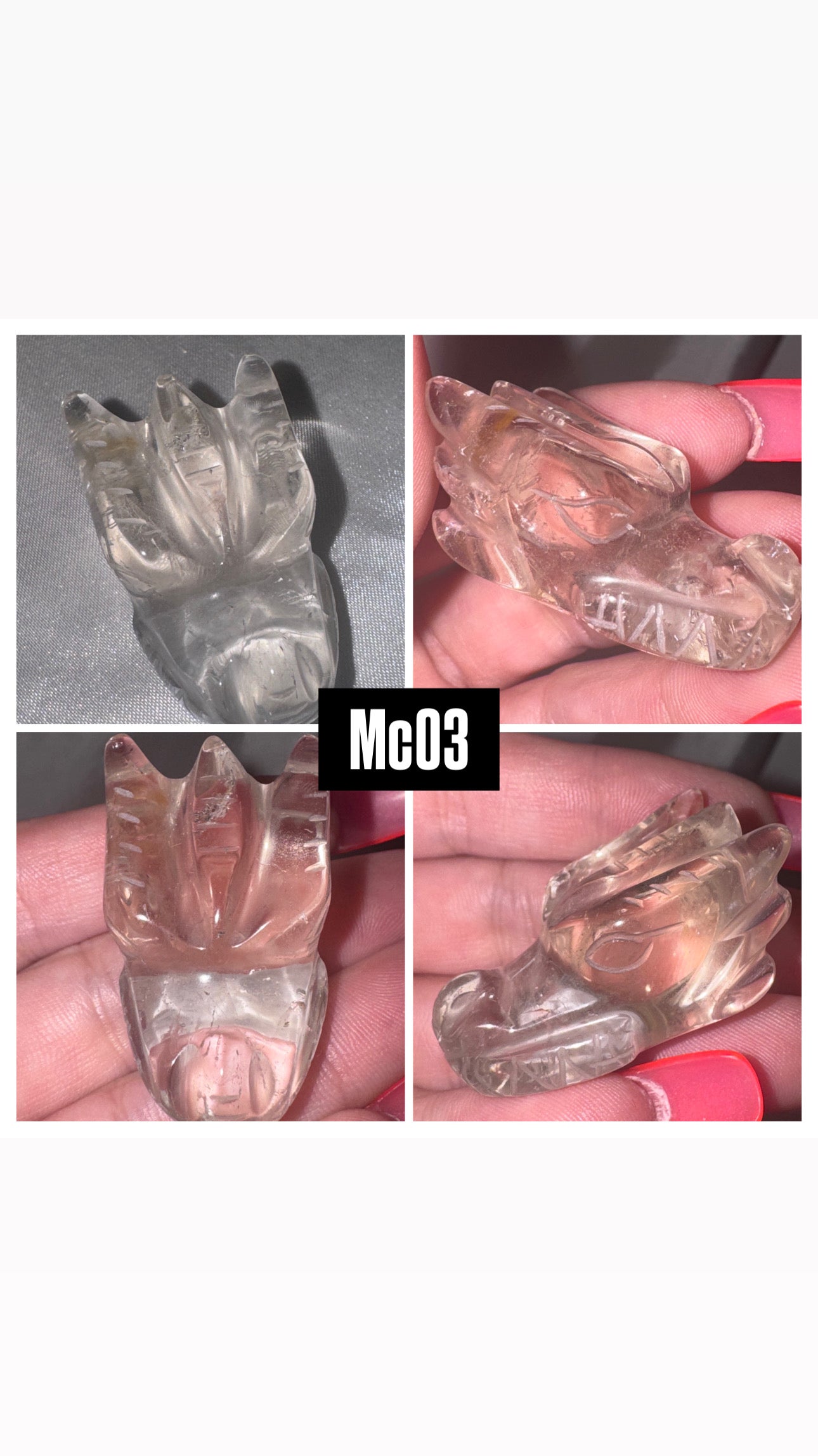 Lemurian AAA Master Carved Dragon