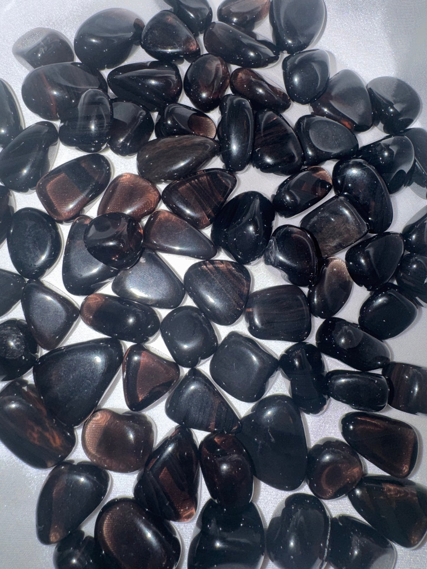 Midnight Lace Obsidian Tumble