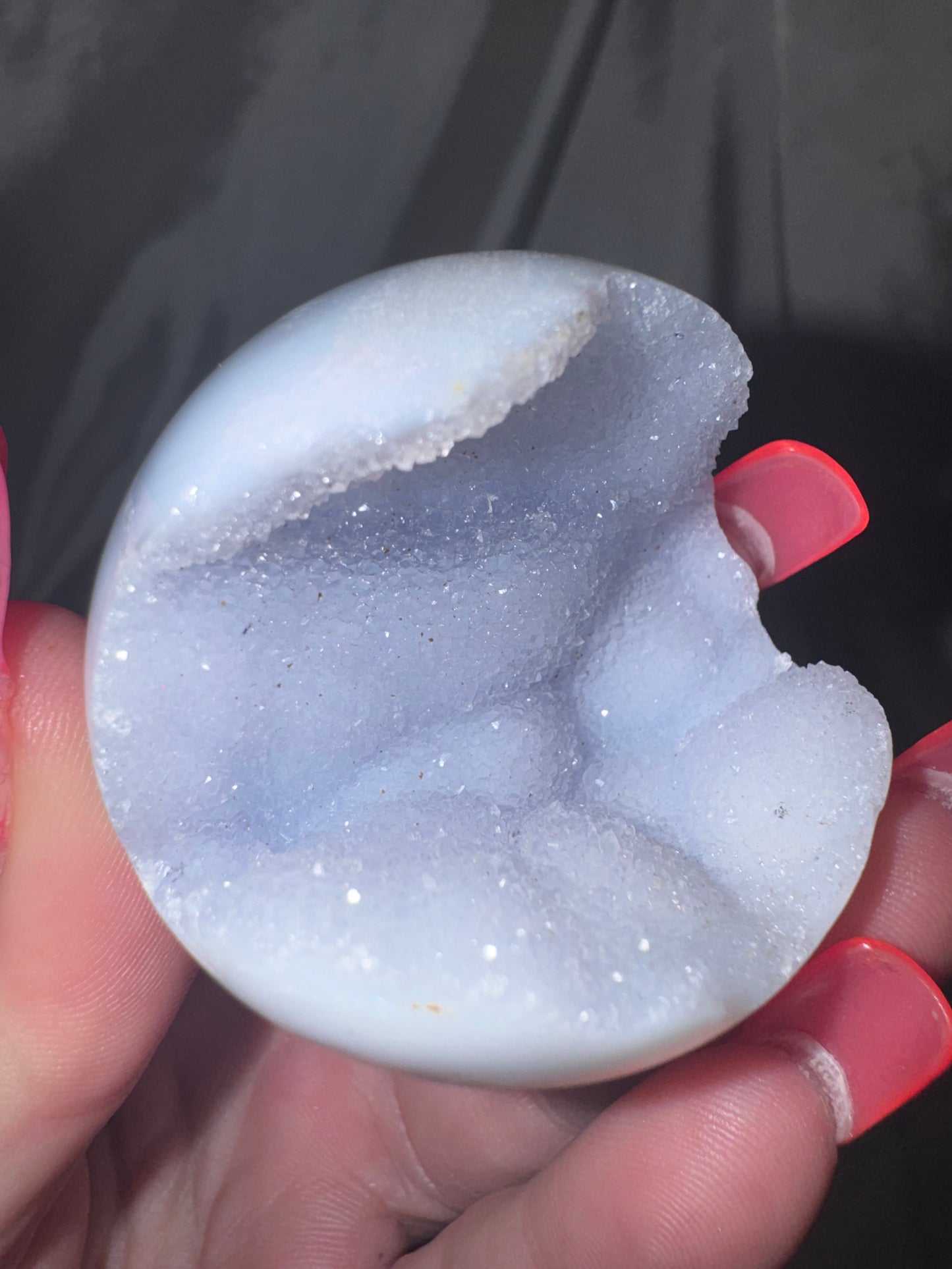 Druzy Blue Lace Agate Sphere