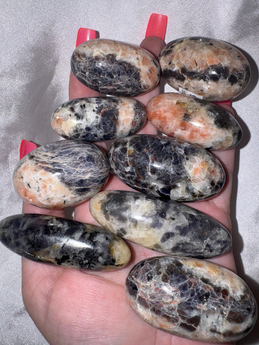 Iolite Sunstone Shiva