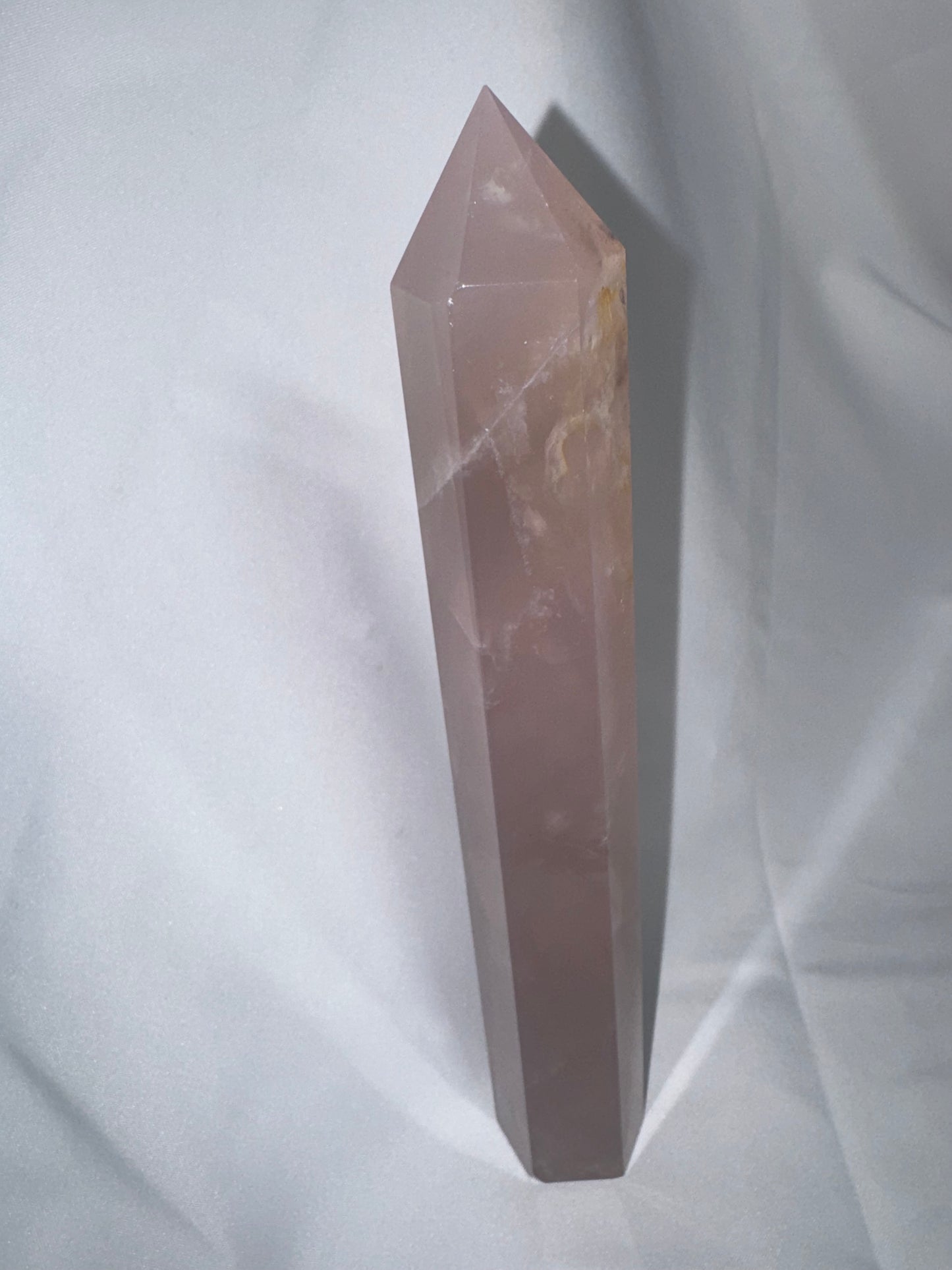 Lavender Rose Quartz AAA XL Tower