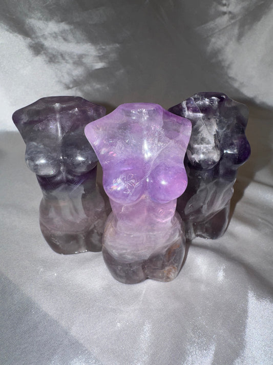 Fluorite Large Goddess Body