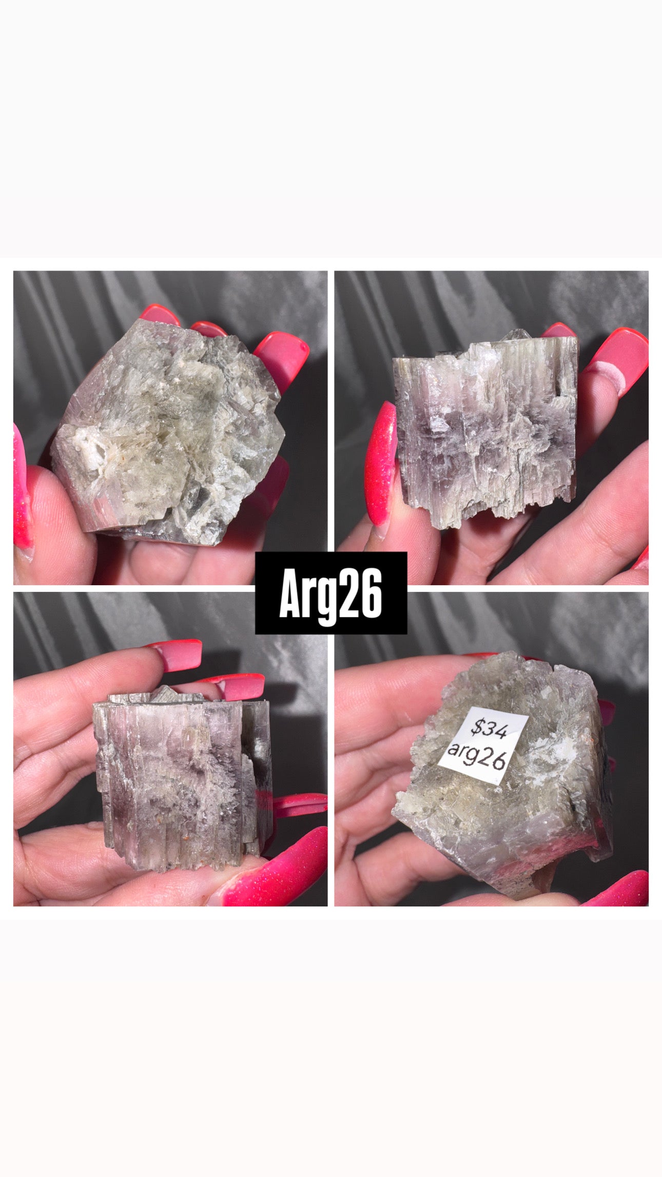 Purple Aragonite Cluster