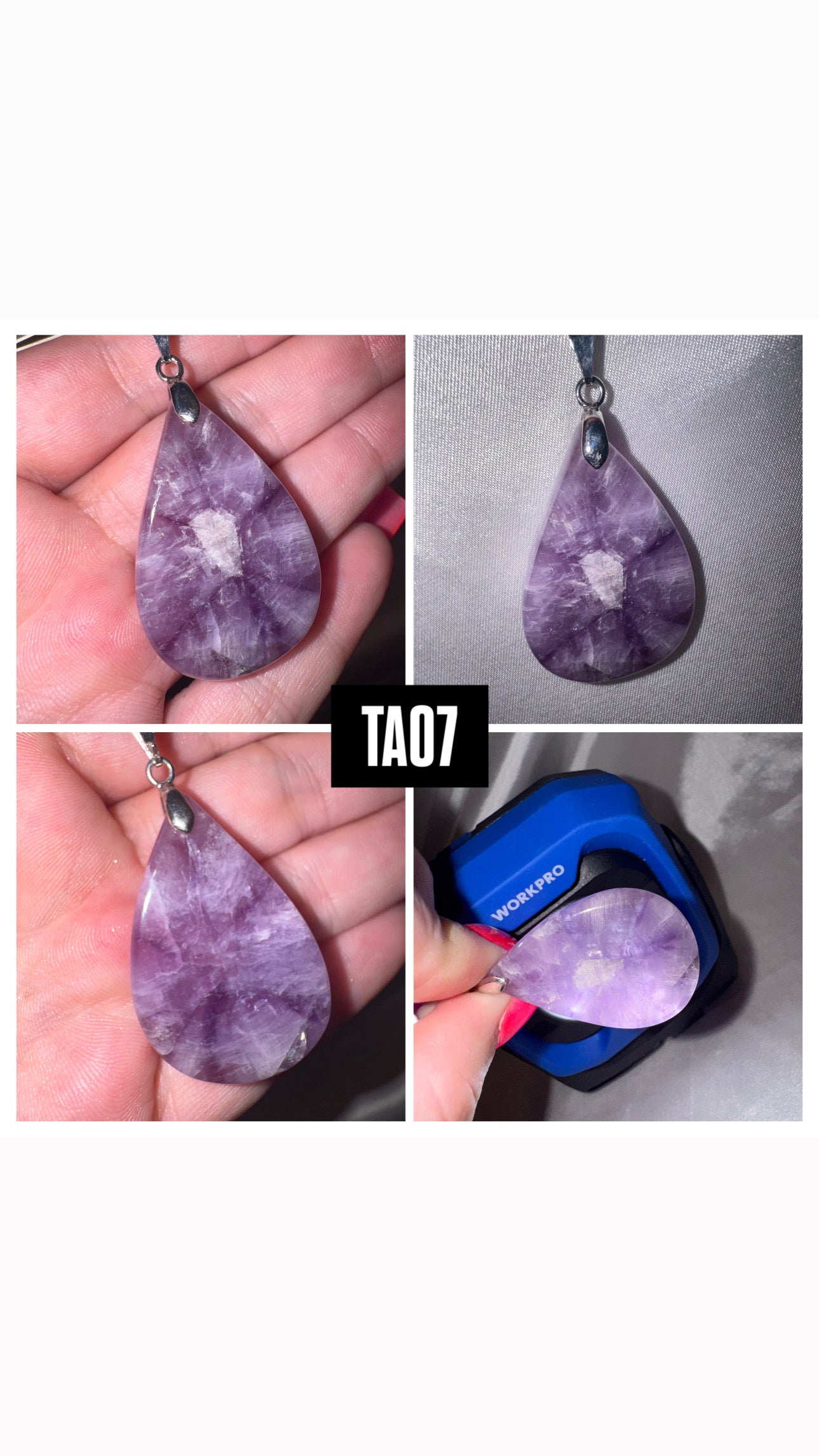 Trapache Amethyst AAA 925 Pendant