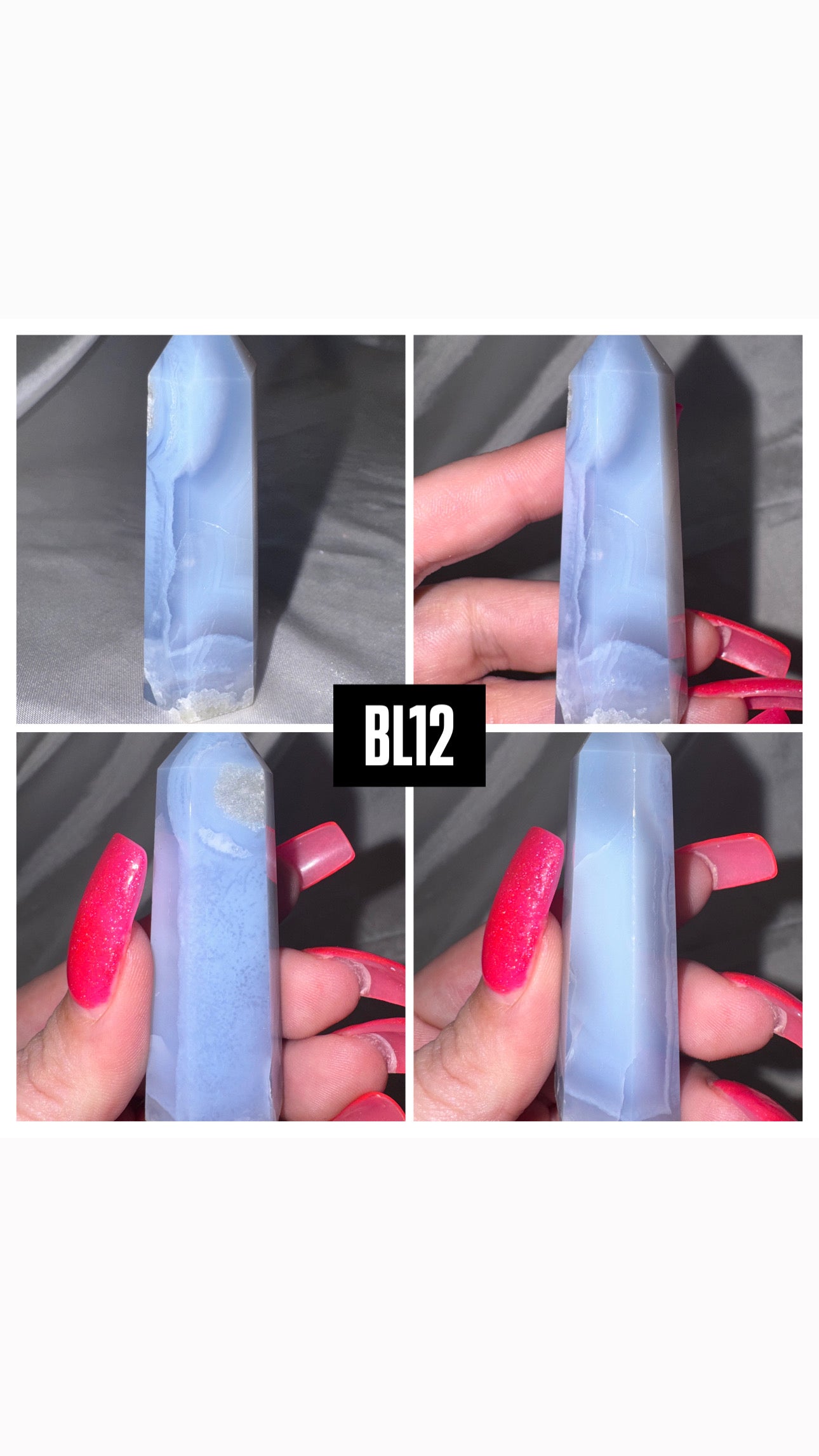 Blue Lace Agate Tower