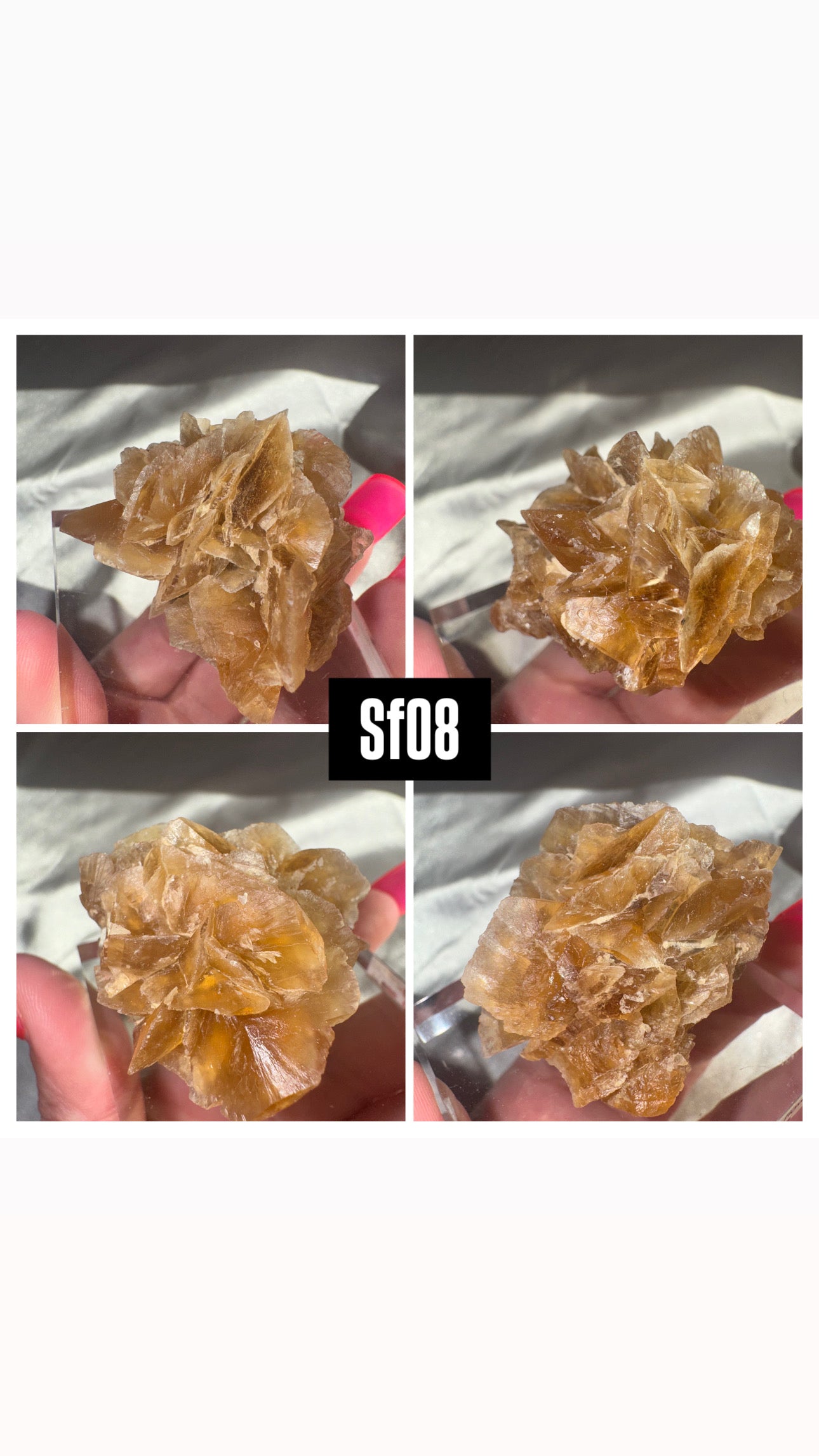 Gypsum Var Selenite Flower