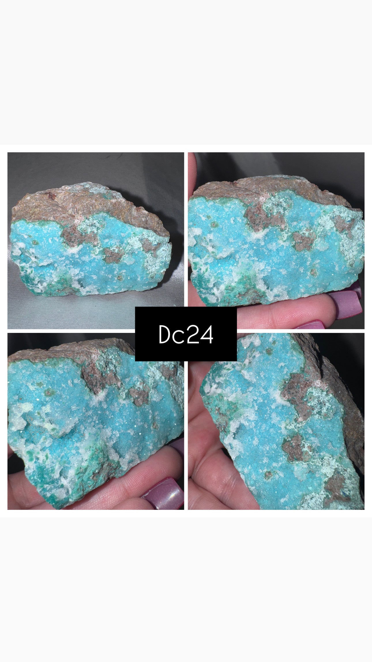 Blue Chrysocolla Specimen