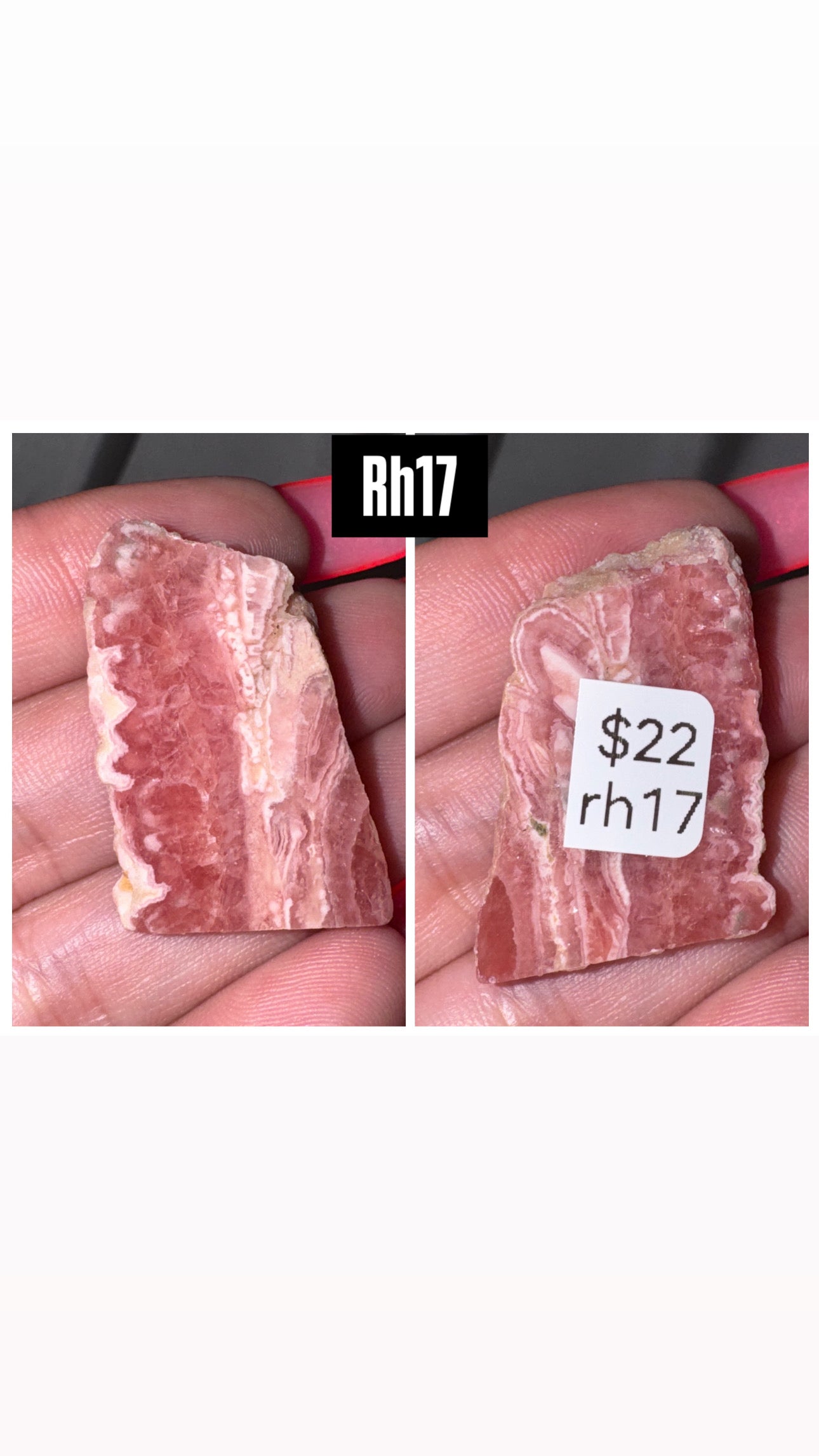 Rhodochrosite AAA Slab