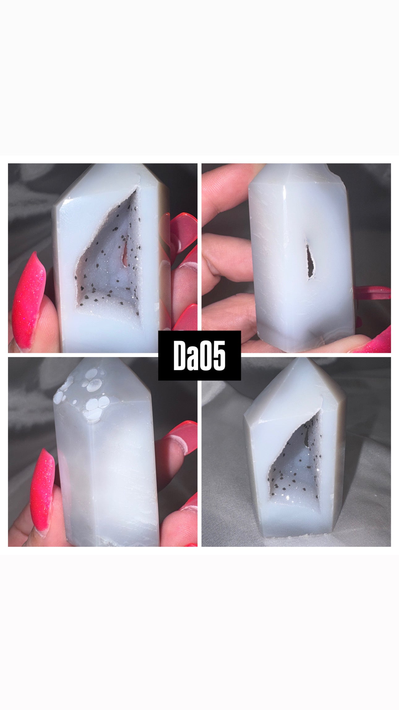 Druzy Agate Tower