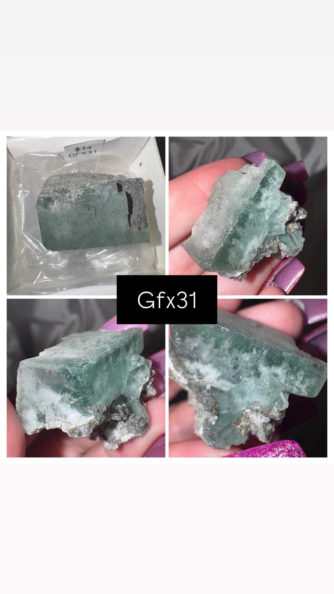 Green Cubic Fluorite Specimen