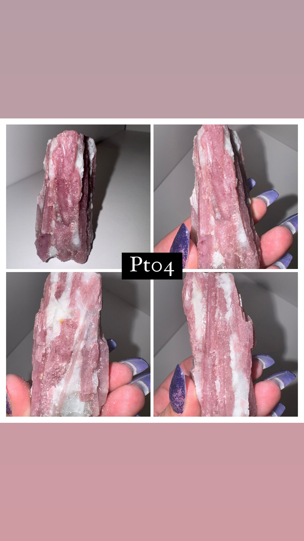 Pink Tourmaline in Albite Matrix