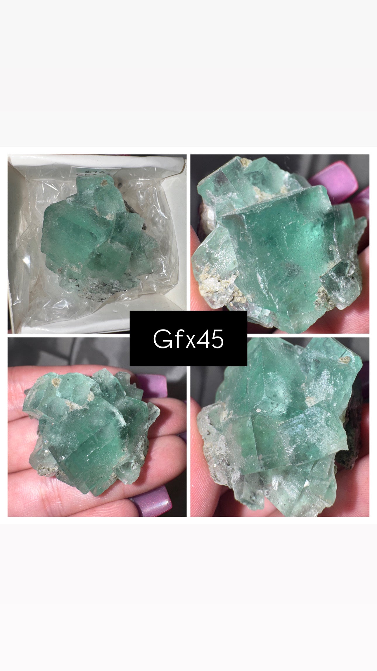 Green Cubic Fluorite Specimen