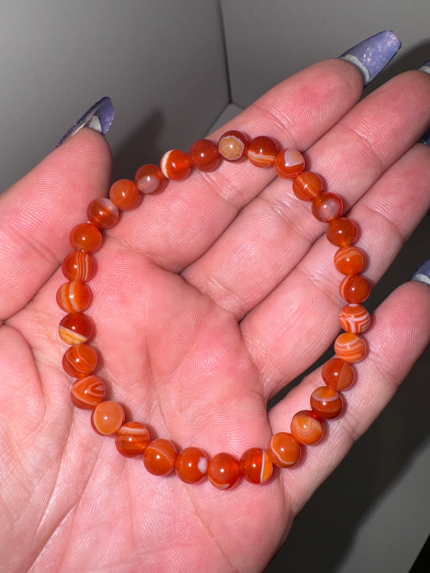 Carnelian 6mm Bracelet