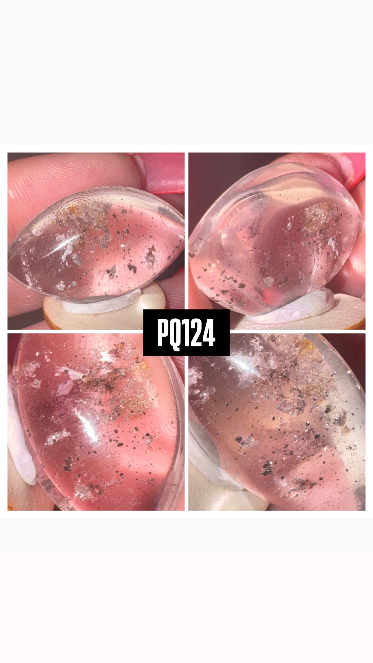 Pyrite Included Quartz Rare