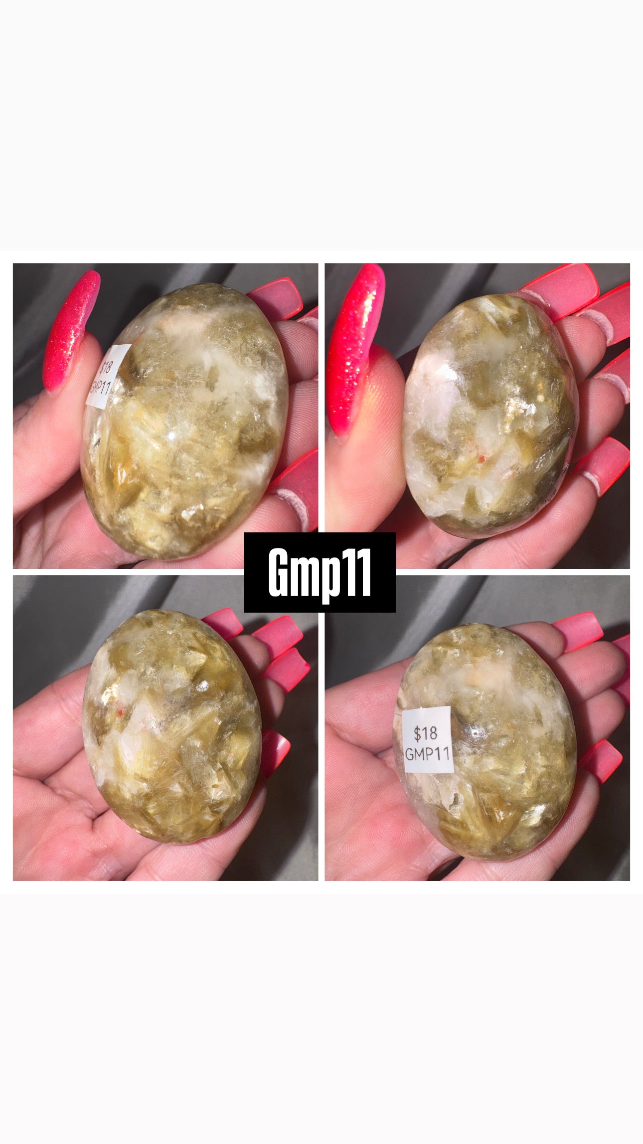 Golden Mica Muscovite Palmstone