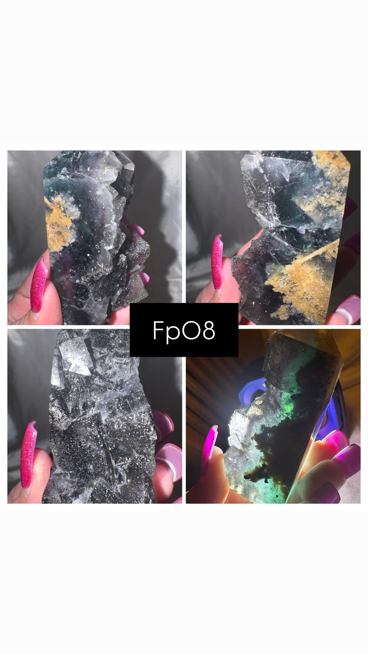 Pyrite Fluorite Tower