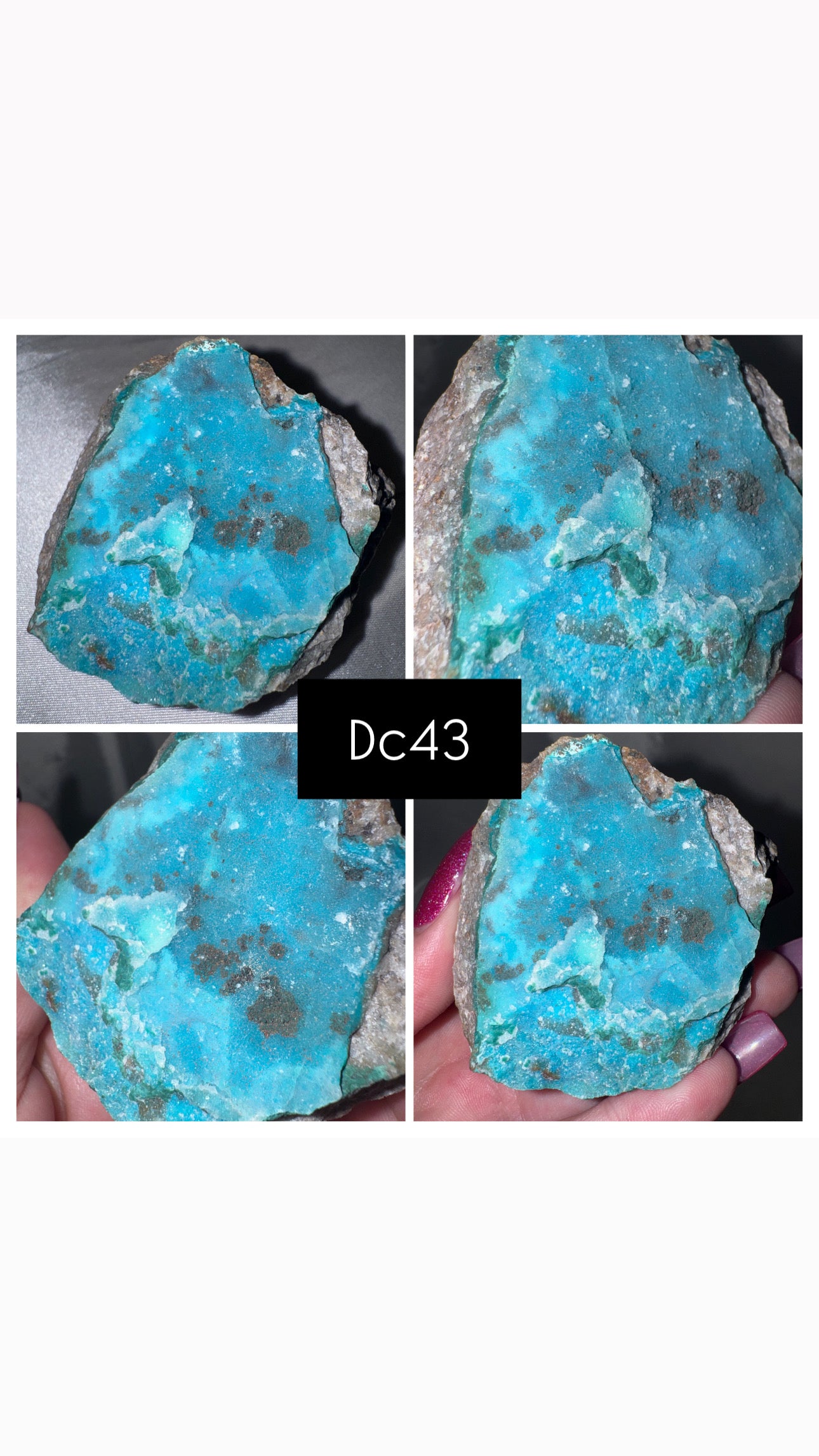 Blue Chrysocolla Specimen