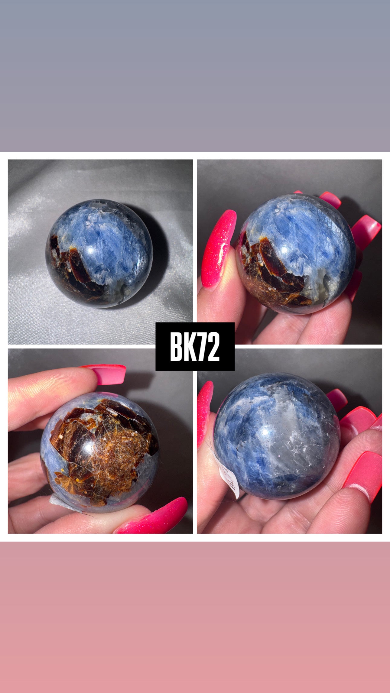 Blue Kyanite Sphere