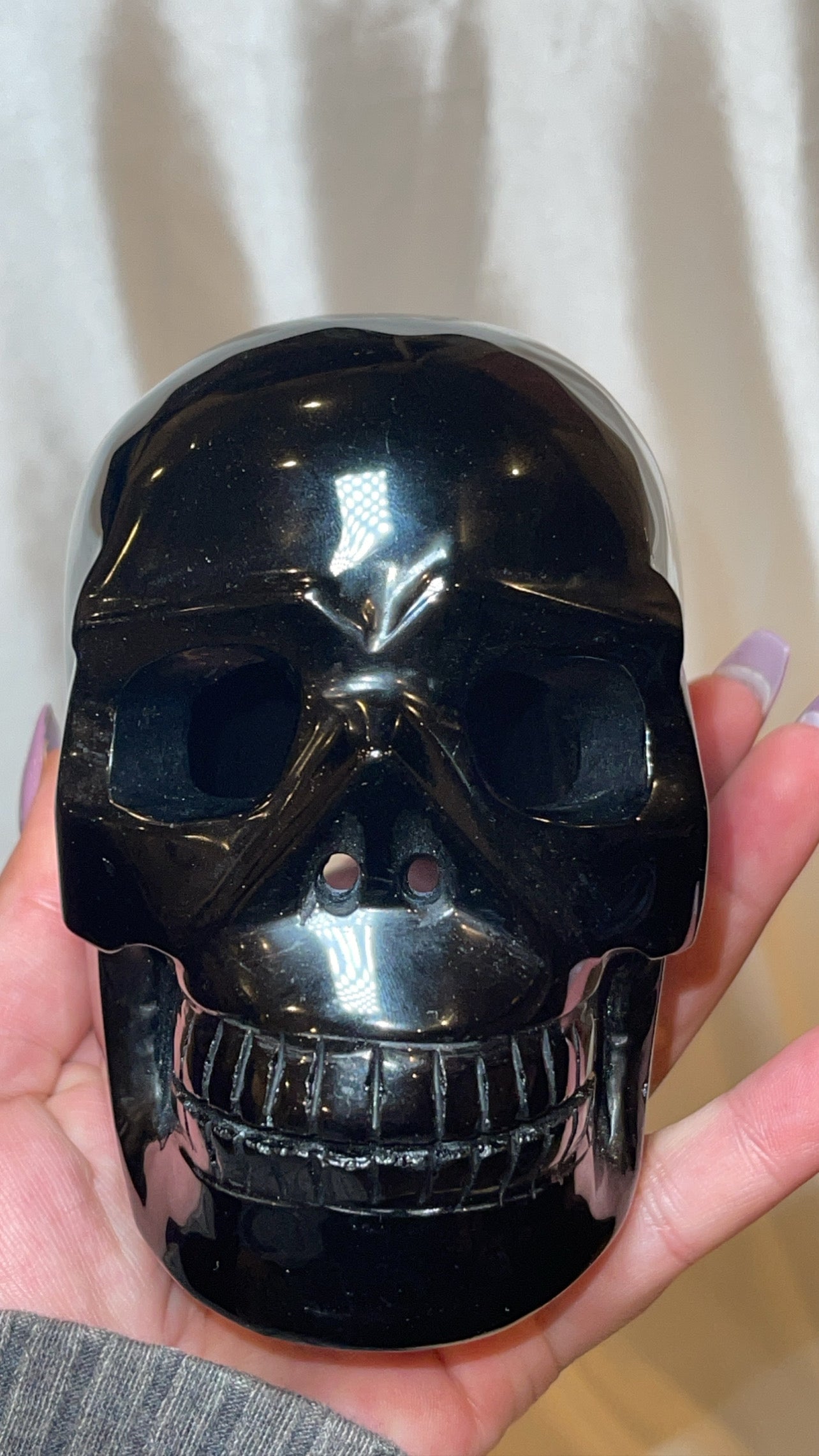 Obsidian Hollow XL Skull