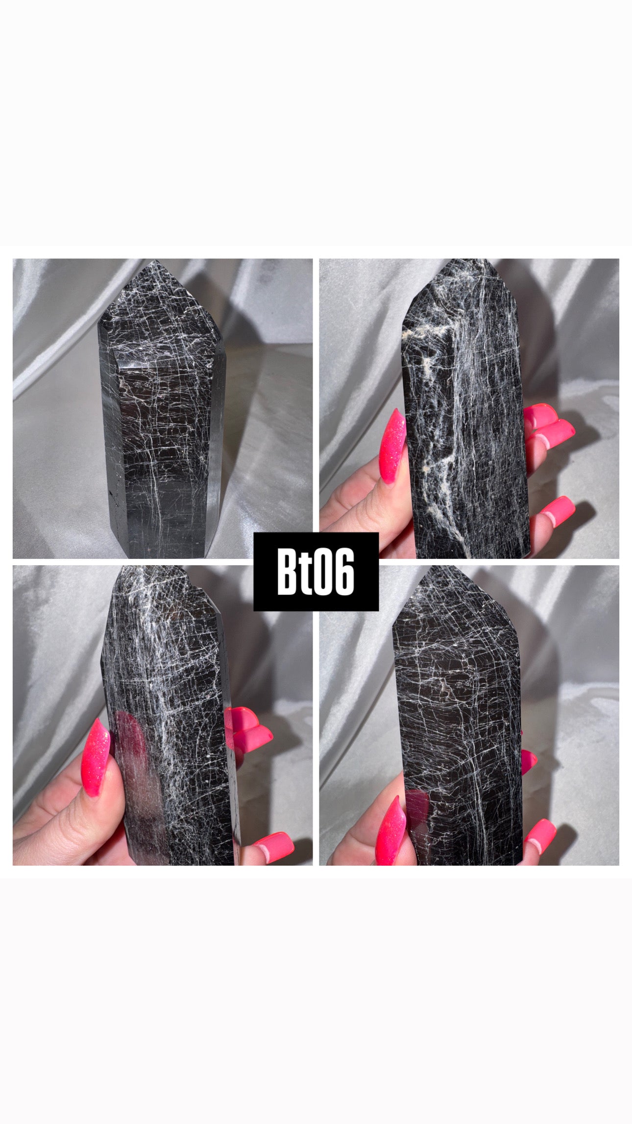 Black Tourmaline Large Tower