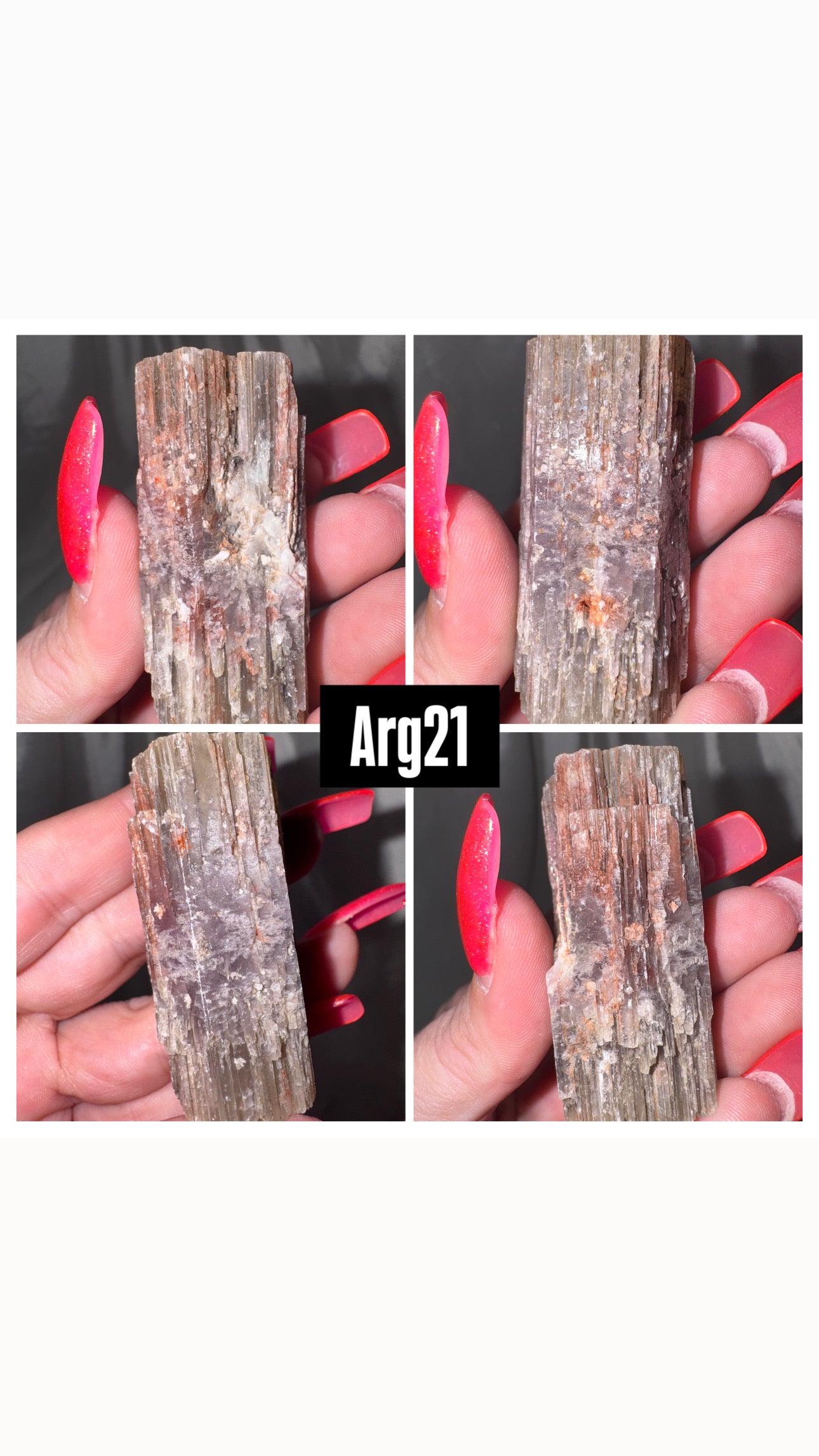 Purple Aragonite Rod