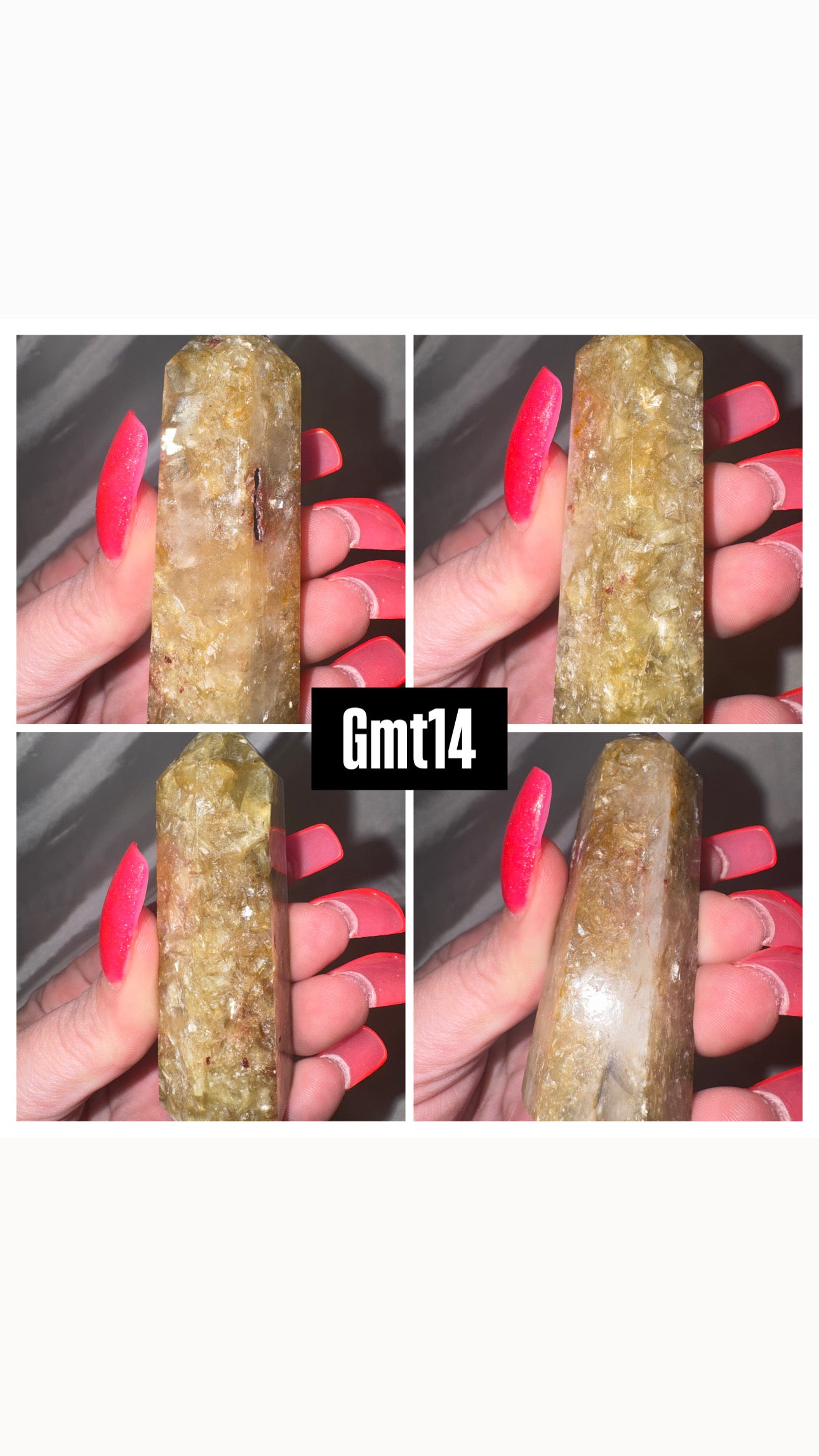 Golden Mica Muscovite Tower